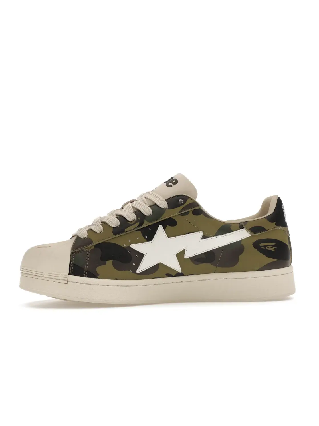 Мужские кроссовки Lifestyle A Bathing Ape Skull Sta BAPE — изображение 3 из 4, зеленый