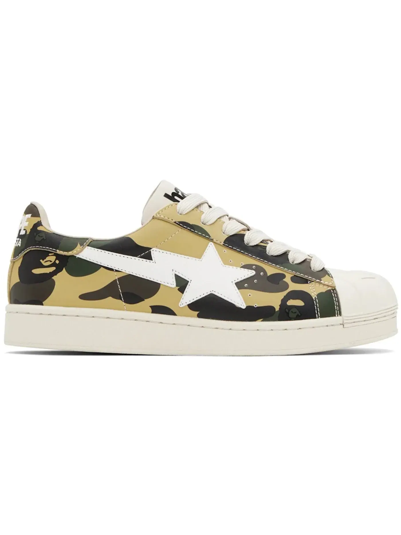 Мужские кроссовки Lifestyle A Bathing Ape Skull Sta BAPE — изображение 1 из 1, желтый