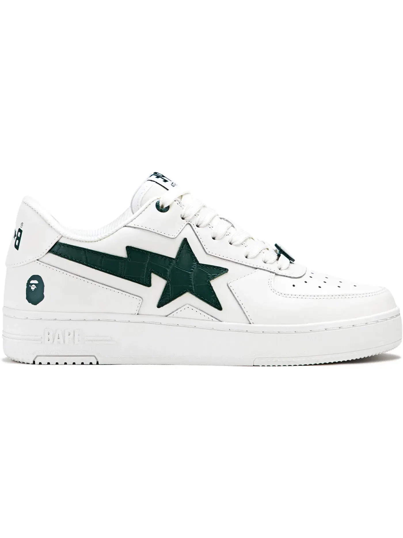 Мужские кроссовки Lifestyle A Bathing Ape Sta Icon #1 BAPE — изображение 1 из 1, зеленый