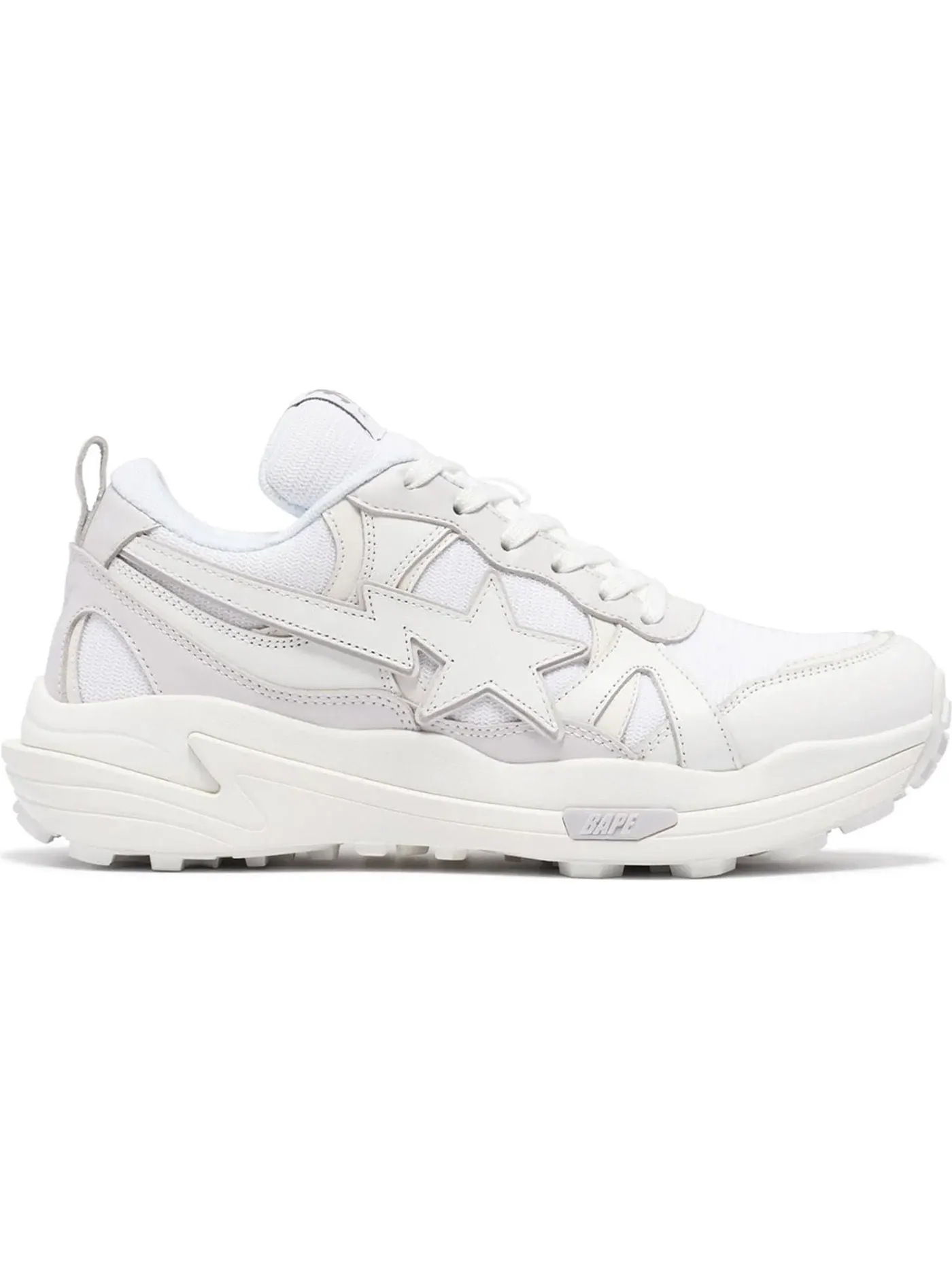 Мужские повседневные кроссовки A Bathing Ape Trail Sta BAPE — изображение 1 из 1, белый