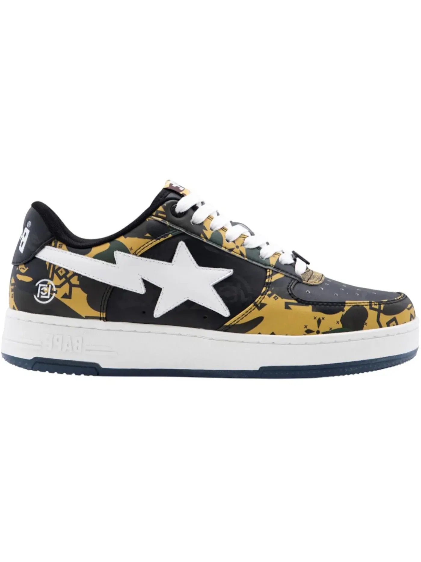 Мужские кроссовки Lifestyle A Bathing Ape x CLOT BAPE Sta BAPE — изображение 1 из 2, желтый
