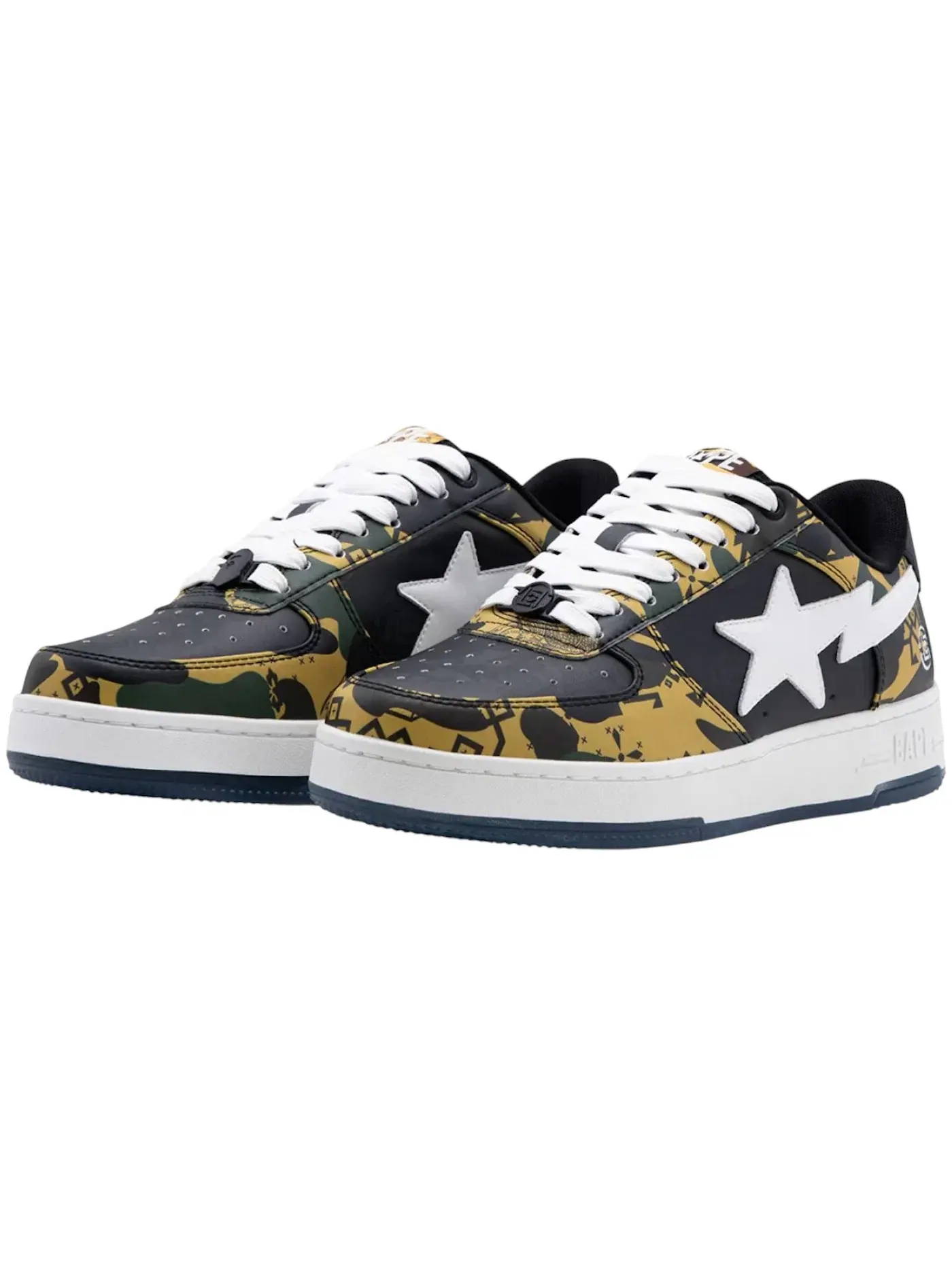 Мужские кроссовки Lifestyle A Bathing Ape x CLOT BAPE Sta BAPE — изображение 2 из 2, желтый