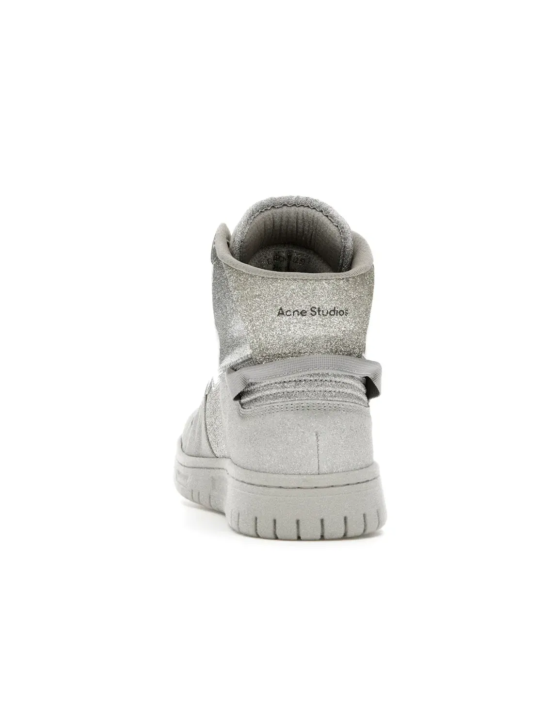 Мужские кроссовки Lifestyle с блестками Acne Studios 08STHLM High — изображение 4 из 4, серебристый серебристый