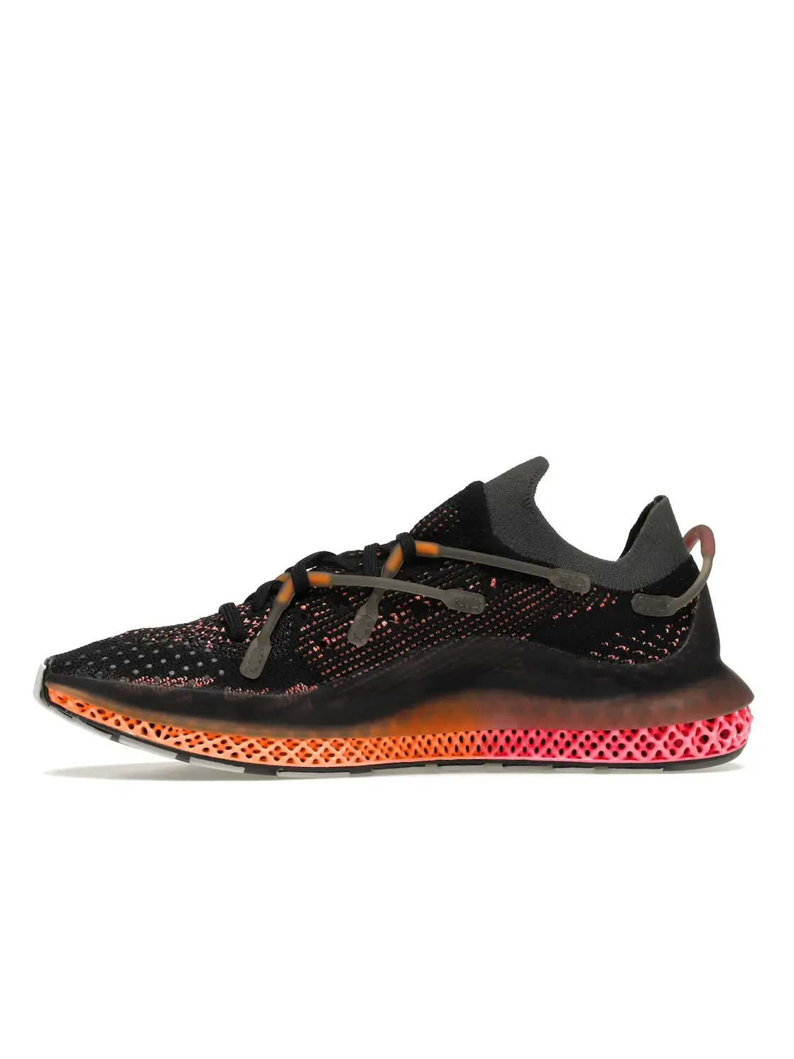 Мужские кроссовки с технологией 4D Fusio Adidas — изображение 3 из 4, черный/серый/черный