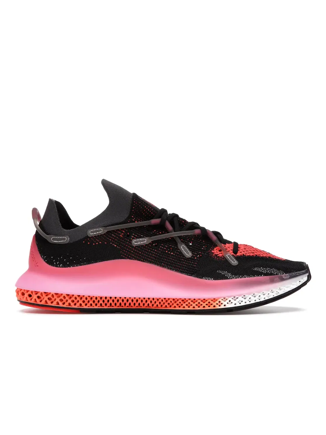 Мужские кроссовки с решетчатой подошвой Adidas 4D Fusio — изображение 1 из 3, черный розовый оранжевый