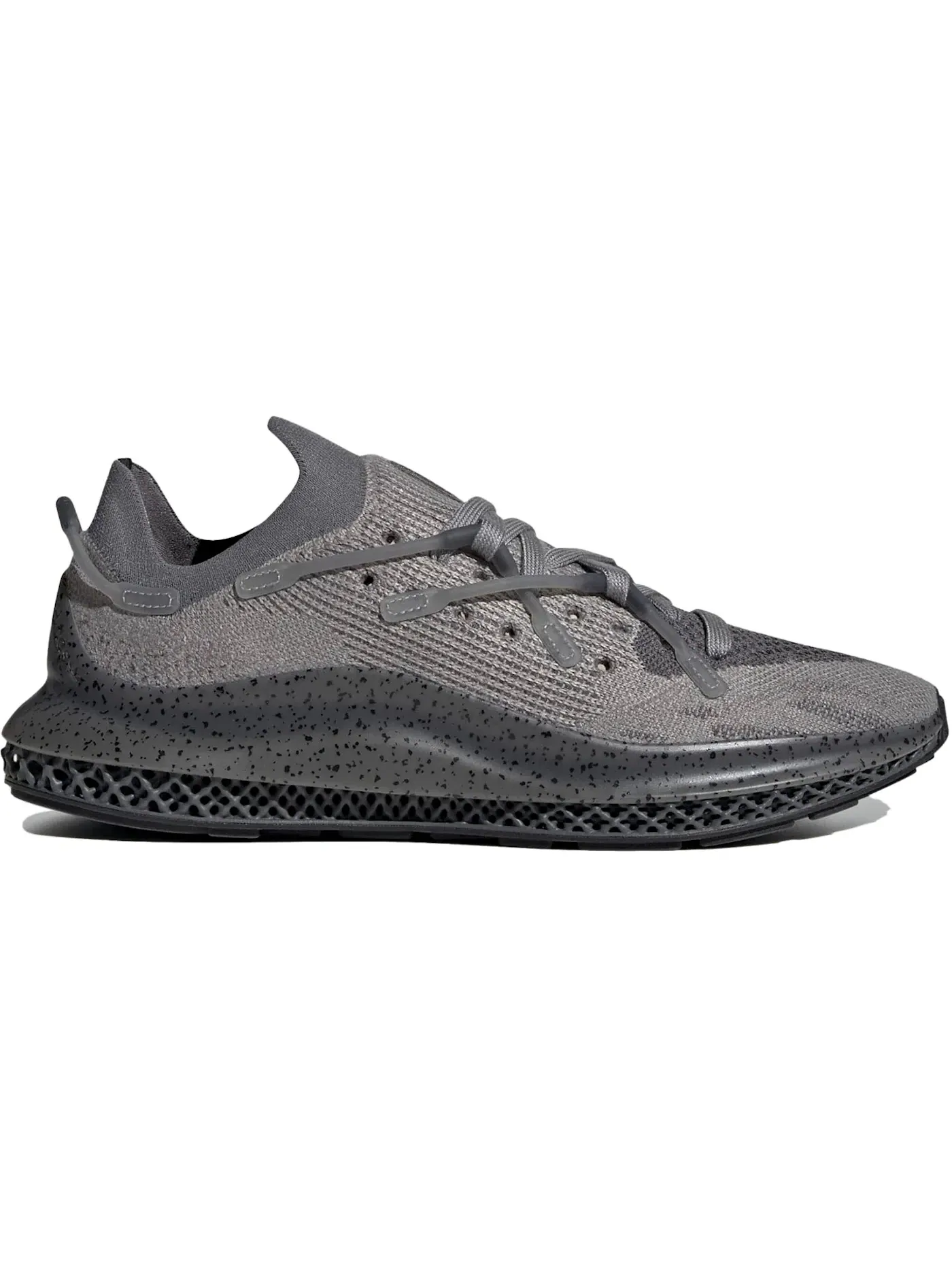 Мужские кроссовки для бега Adidas 4D Fusio — изображение 1 из 2, серый/серый/черный
