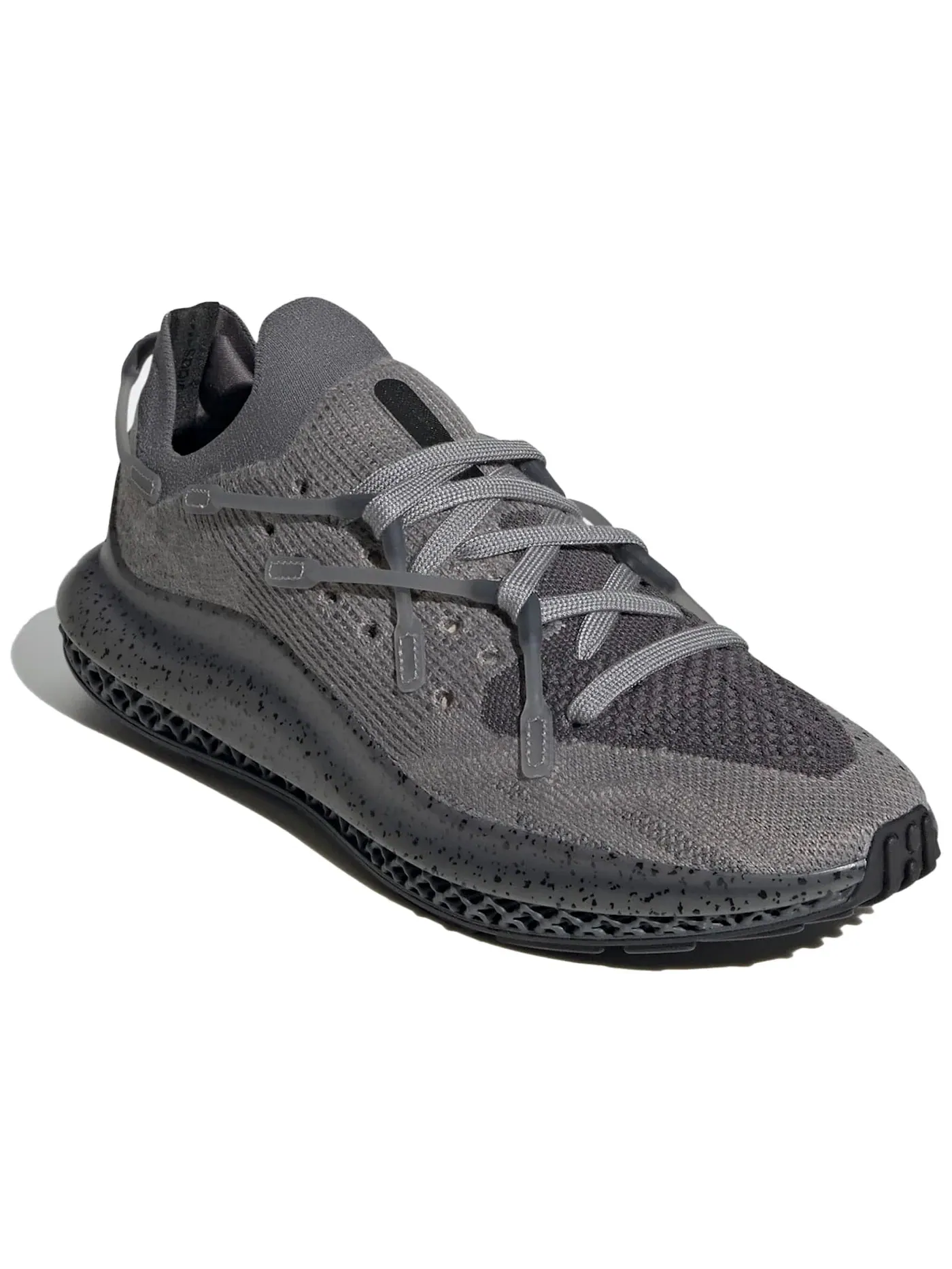 Мужские кроссовки для бега Adidas 4D Fusio — изображение 2 из 2, серый/серый/черный