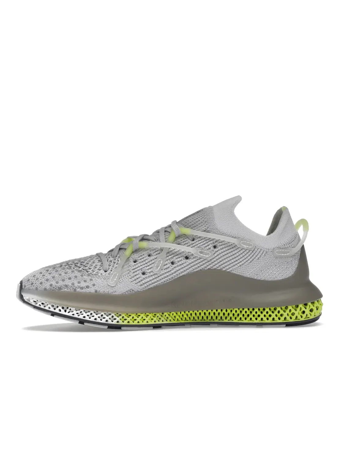 Мужские кроссовки с технологией 4D Fusion Adidas 4D Fusio — изображение 3 из 4, серый/серый/желтый