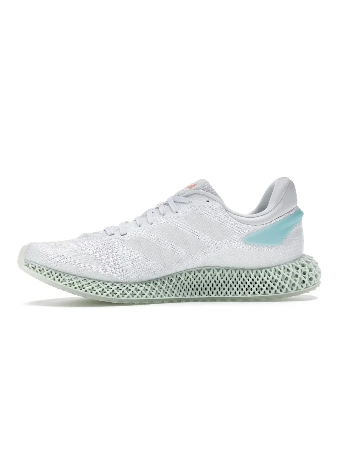 Мужские кроссовки с инновационной подошвой Adidas 4D Run 1.0 Parley — изображение 3 из 4, белый белый синий