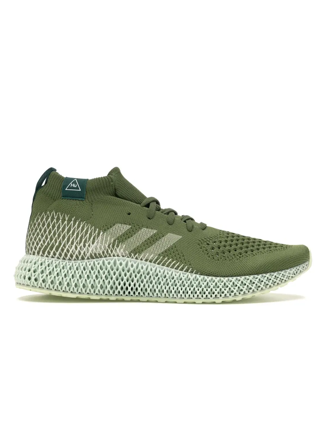 Мужские кроссовки с технологией 4D Adidas 4D Runner — изображение 1 из 4, оливковый/белый/зеленый