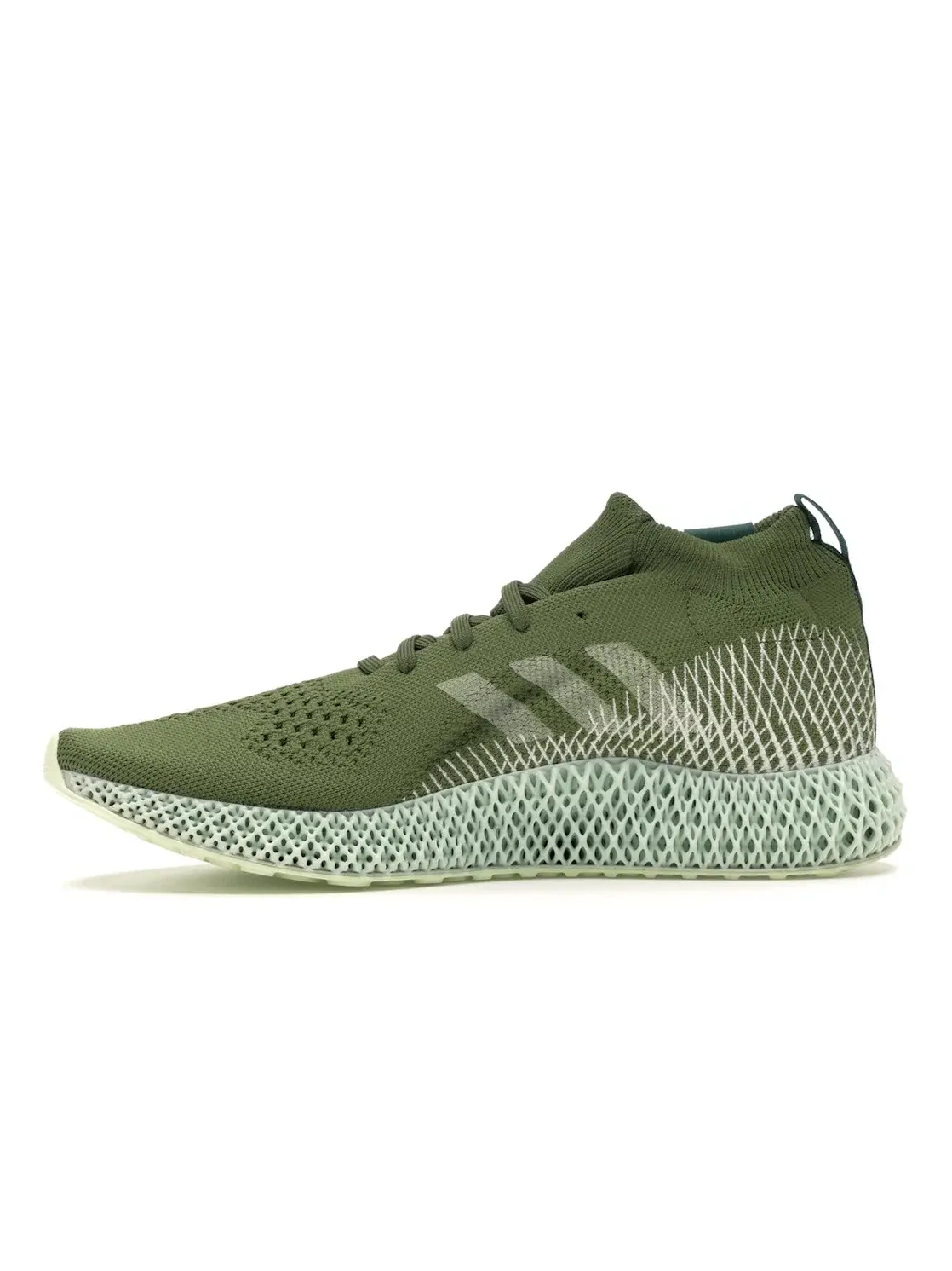 Мужские кроссовки с технологией 4D Adidas 4D Runner — изображение 3 из 4, оливковый/белый/зеленый