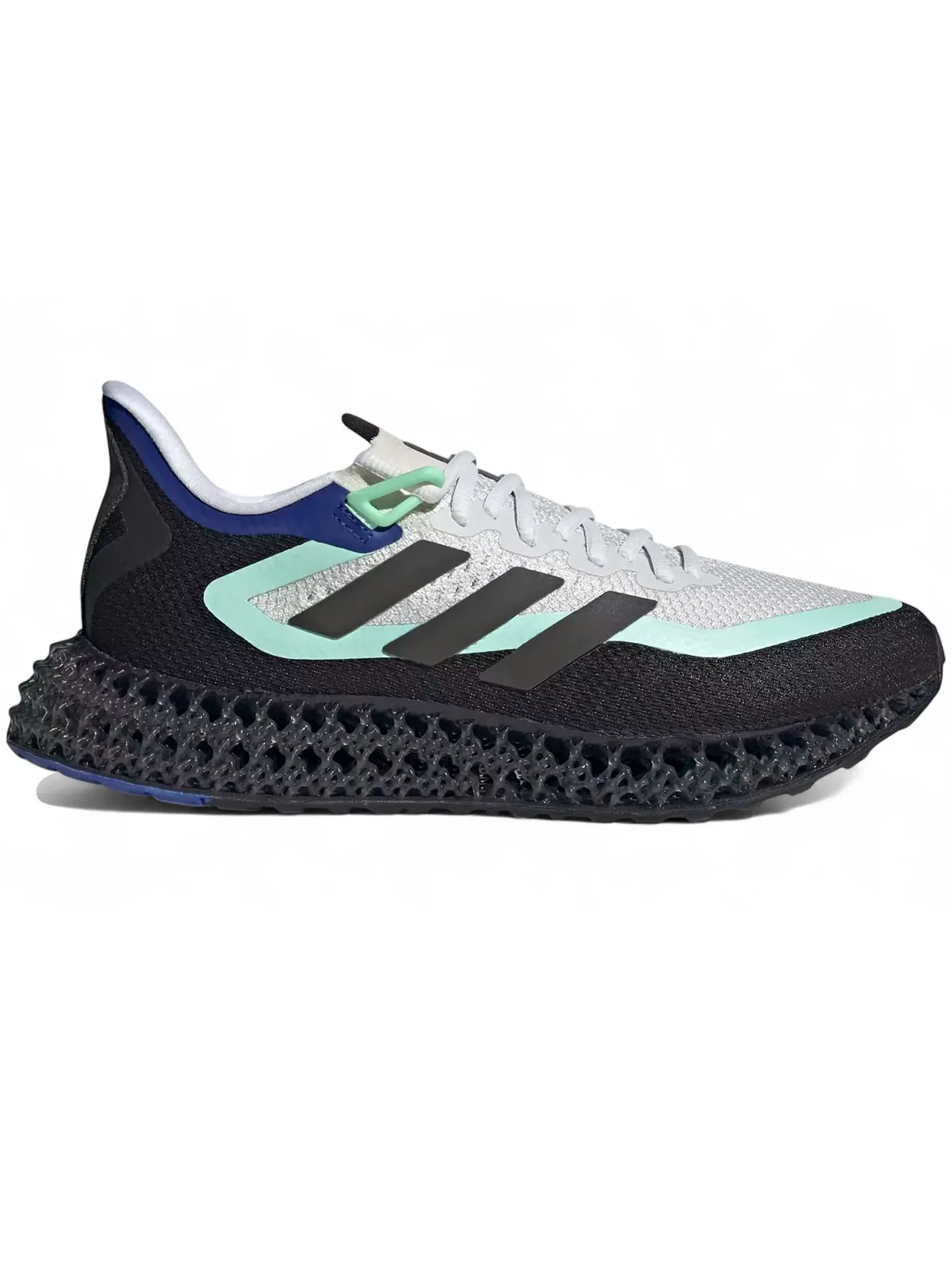 Мужские кроссовки для бега с сетчатым верхом Adidas 4DFWD 2 — изображение 1 из 1, белый/металлик