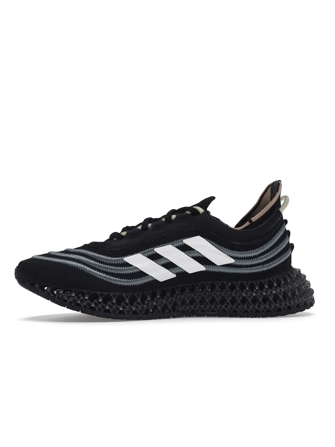 Унисекс кроссовки с экологичным верхом Adidas 4DFWD Parley — изображение 3 из 4, черный/белый