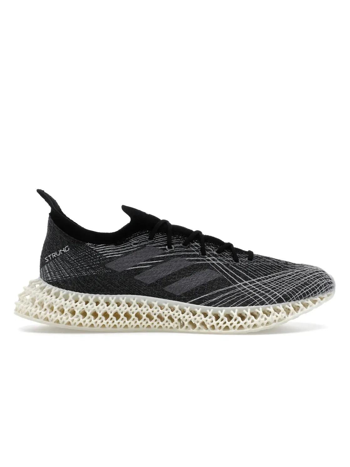 Мужские кроссовки для бега Adidas 4DFWD Strung — изображение 1 из 4, черный серый белый