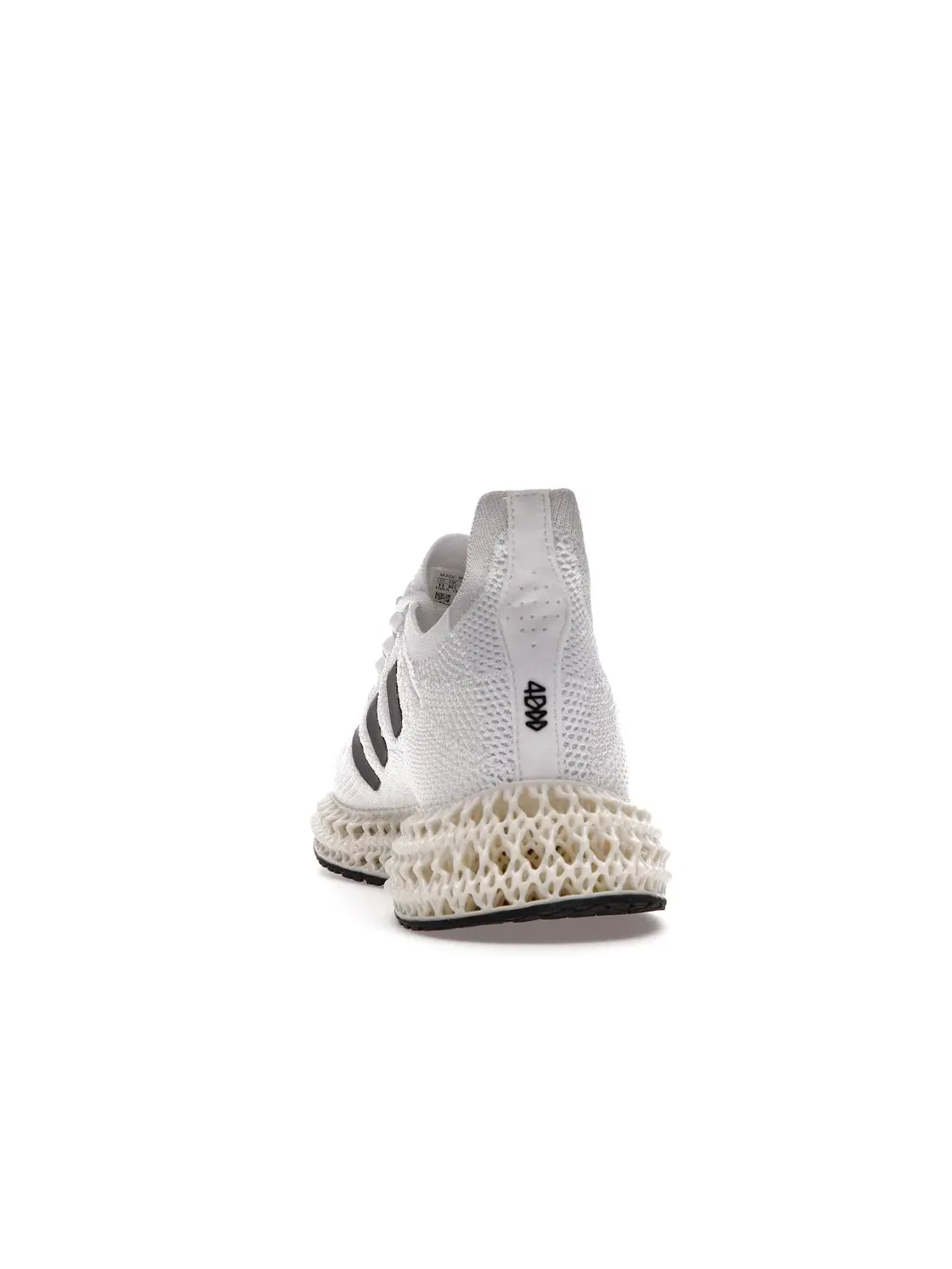 Мужские кроссовки с технологией 4D midsole Adidas 4DFWD — изображение 4 из 4, белый/черный