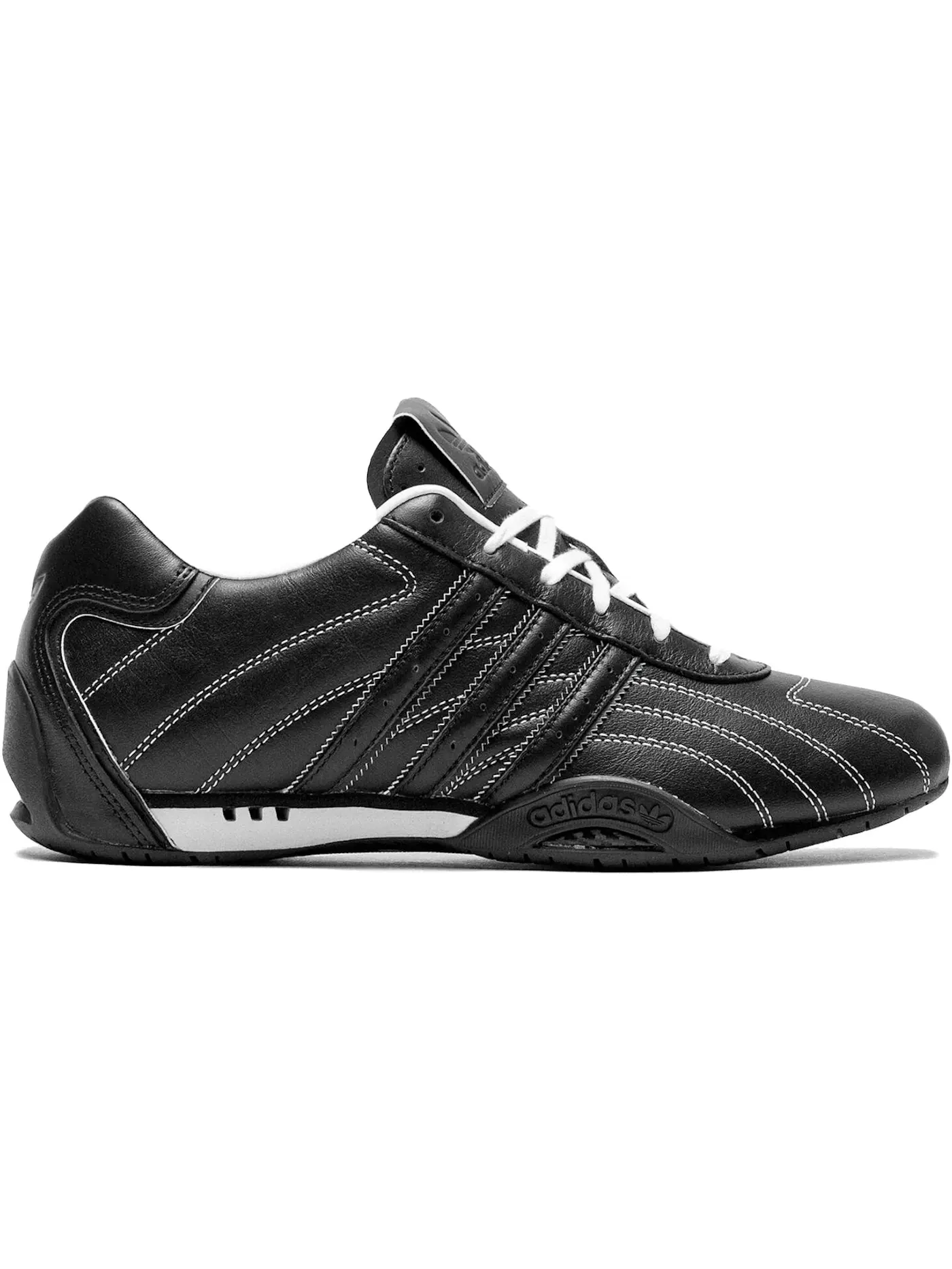 Мужские кроссовки Lifestyle Adi Racer Lo Adidas — изображение 1 из 1, черный/черный/белый