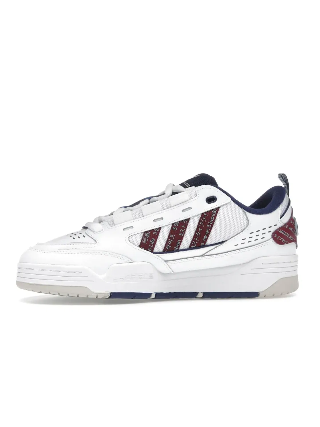 Мужские кроссовки Lifestyle ADI2000 Adidas — изображение 3 из 4, белый/бордовый