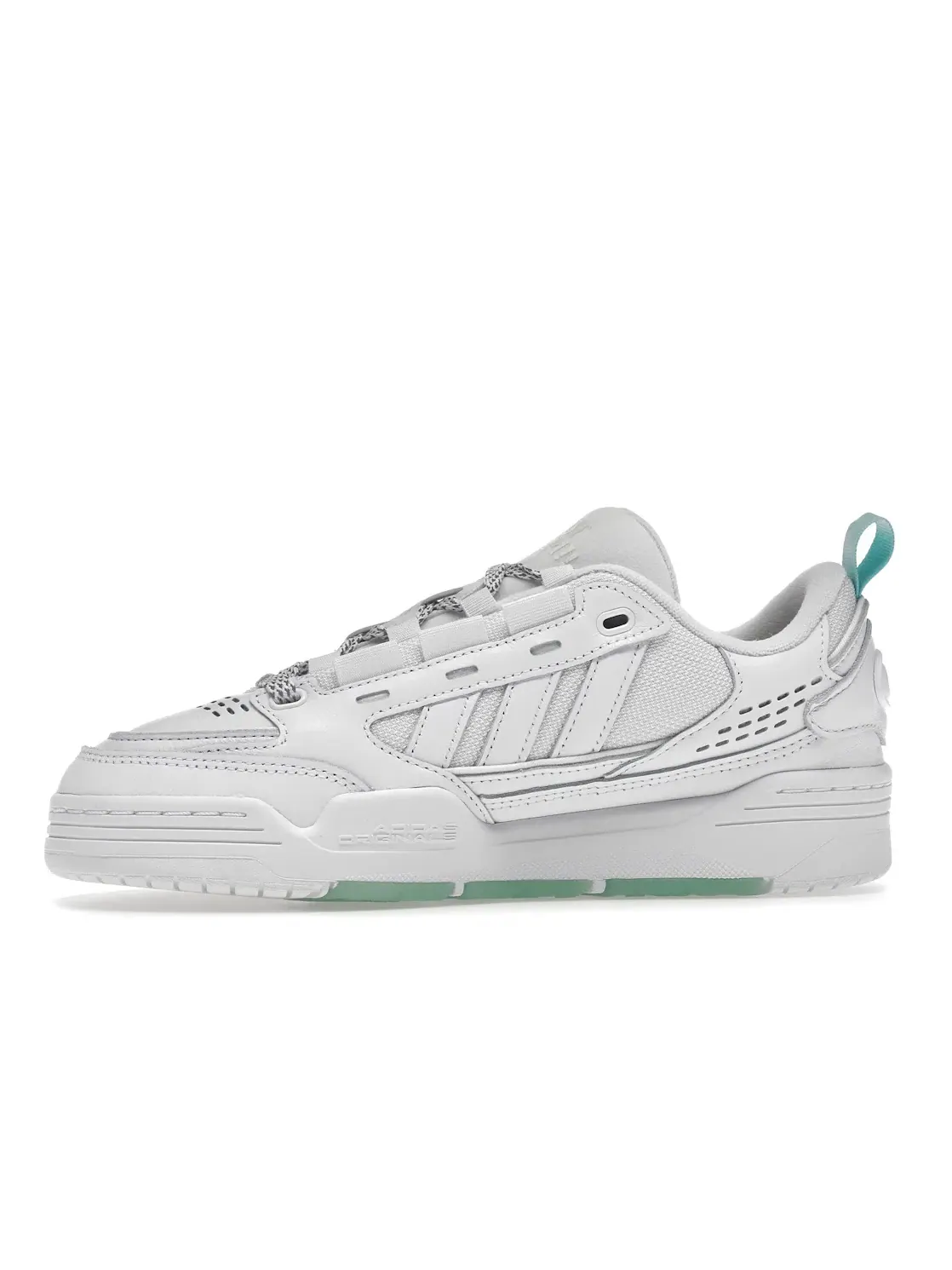 Мужские кроссовки с принтом ADI2000 Yu-Gi-Oh! Blue Eyes White Dragon Adidas — изображение 3 из 4, белый/белый/синий