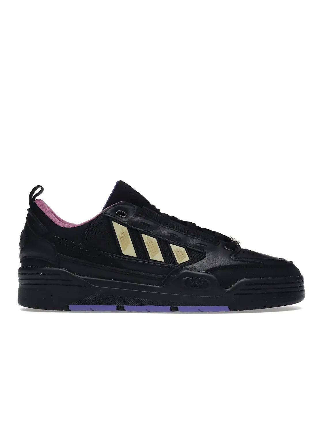 Мужские кроссовки Lifestyle с вдохновением Yu-Gi-Oh! Adidas ADI2000 — изображение 1 из 4, черный/черный/фиолетовый