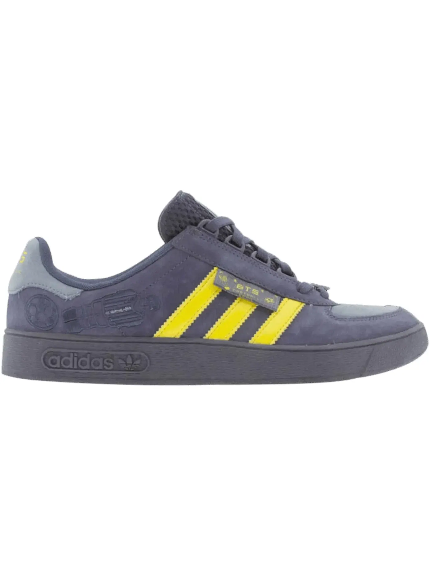 Мужские повседневные кроссовки с низким профилем Adicolor Low BL1 Adidas — изображение 1 из 1, синий/белый/синий