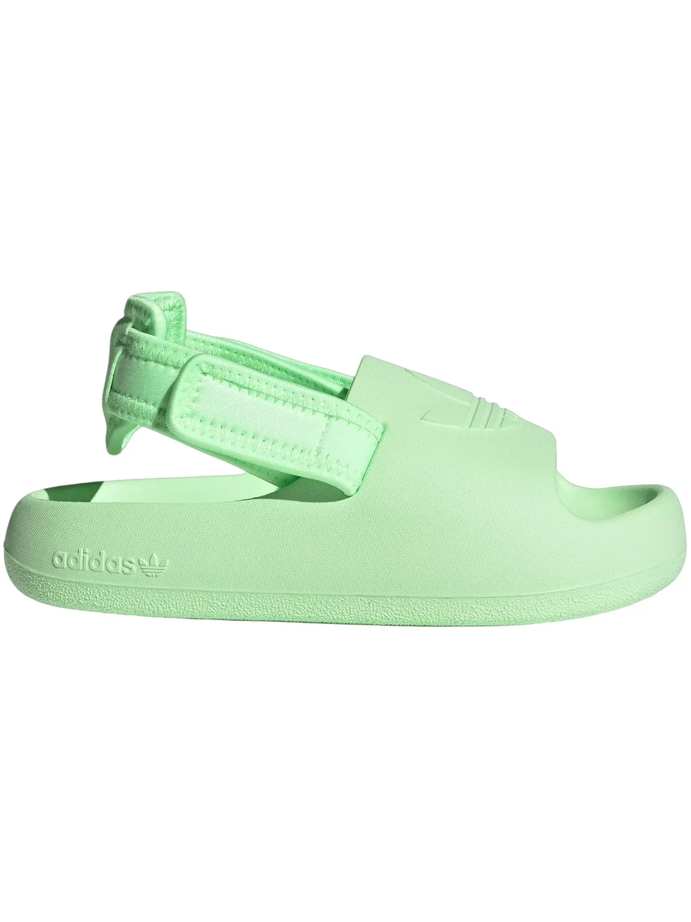 Детские шлепанцы с закрытым носком Adidas adiFOM Adilette Slides — изображение 1 из 1, зеленый