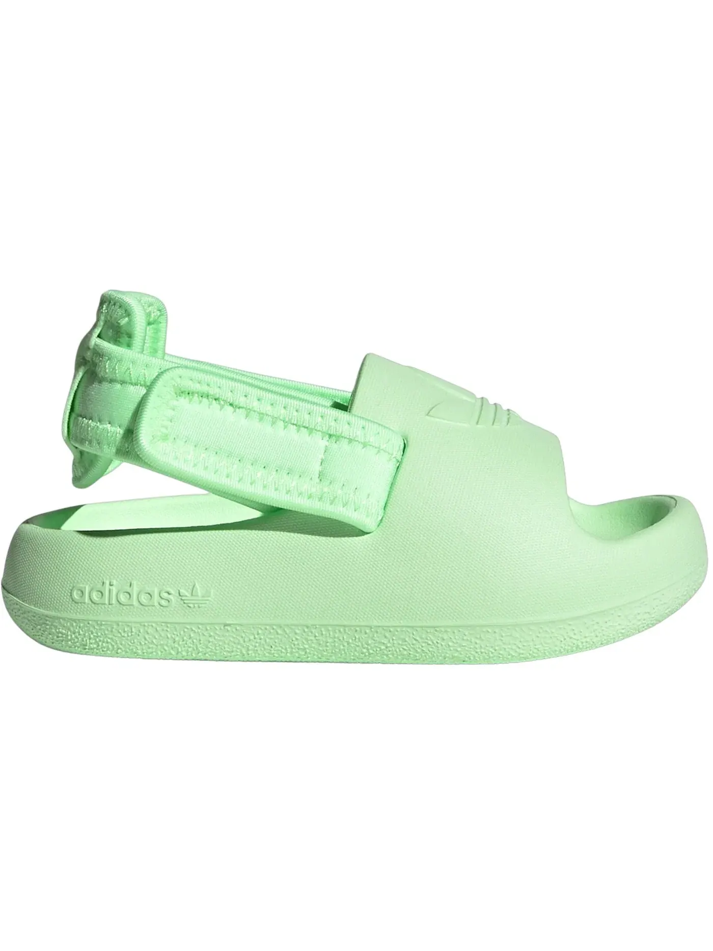 Детские сланцы с закрытым носком Adidas adiFOM Adilette Slides — изображение 1 из 1, зеленый