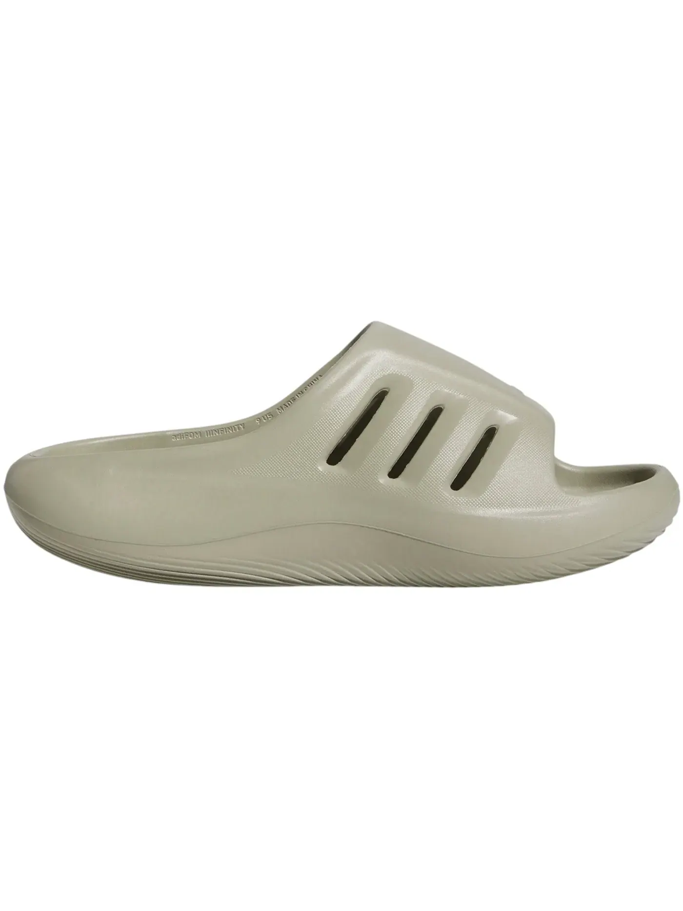 Мужские шлепанцы с закрытым носком Adidas adiFOM IIInfinity Slides — изображение 1 из 1, серебристый
