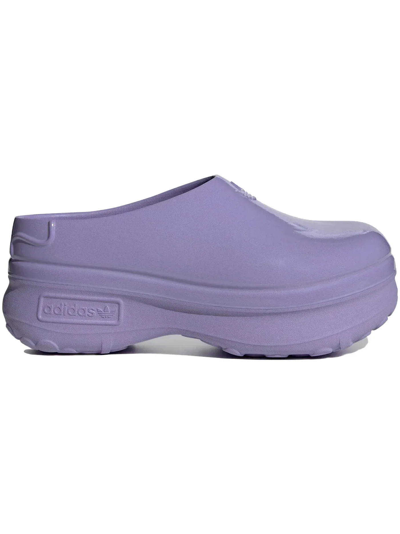 Женские шлепанцы без задника с принтом Adidas adiFOM Stan Smith Mule — изображение 1 из 1, светлый фиолетовый
