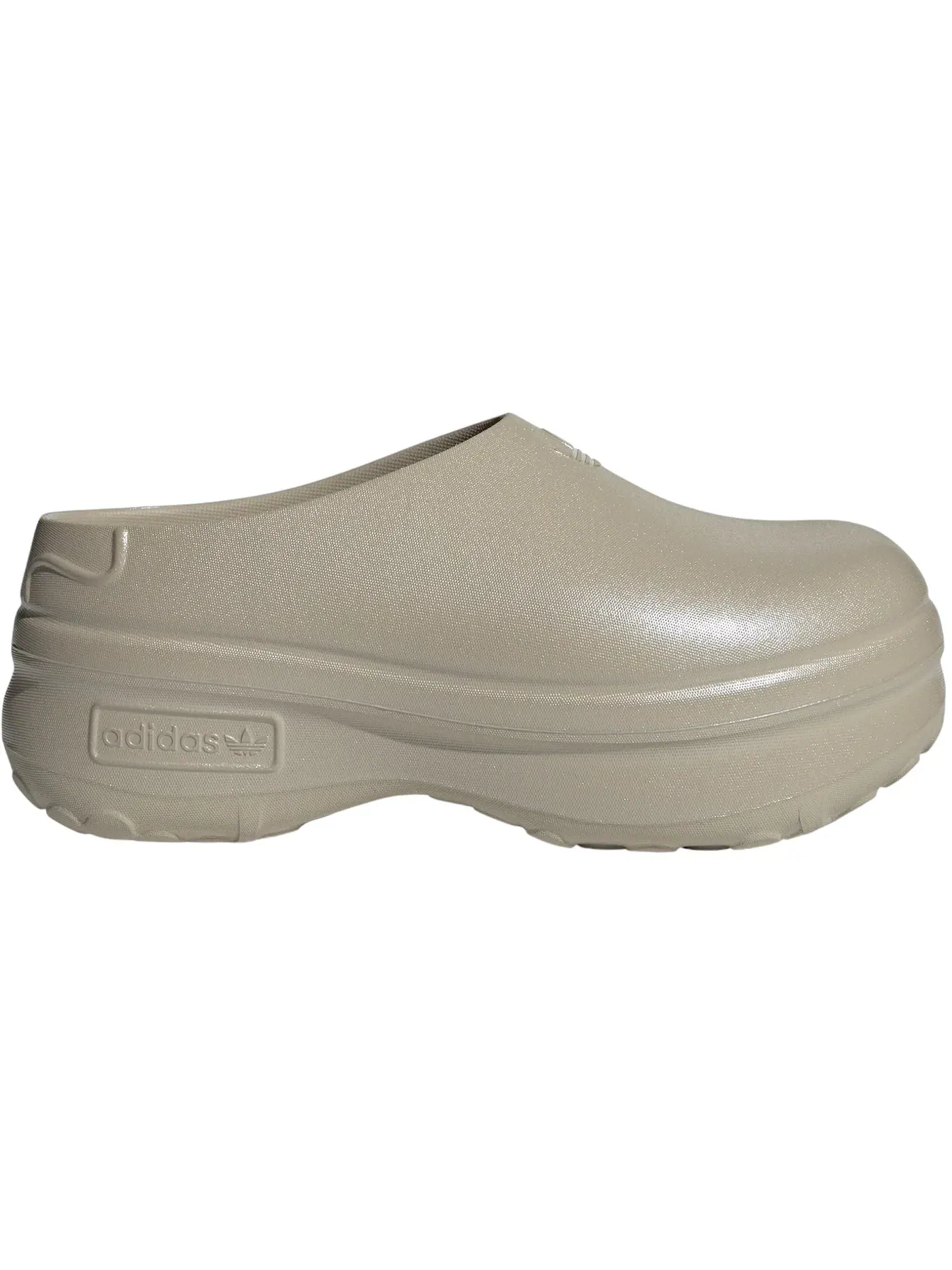 Женские клоги Adidas adiFOM Stan Smith Mules — изображение 1 из 1, металлик/белый/бежевый