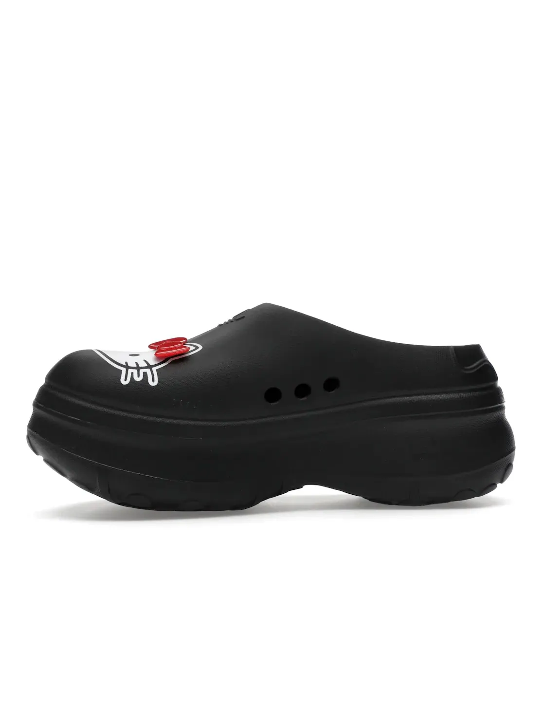 Женские клоги Adidas adiFOM Stan Smith Mules — изображение 3 из 4, черный/красный/белый