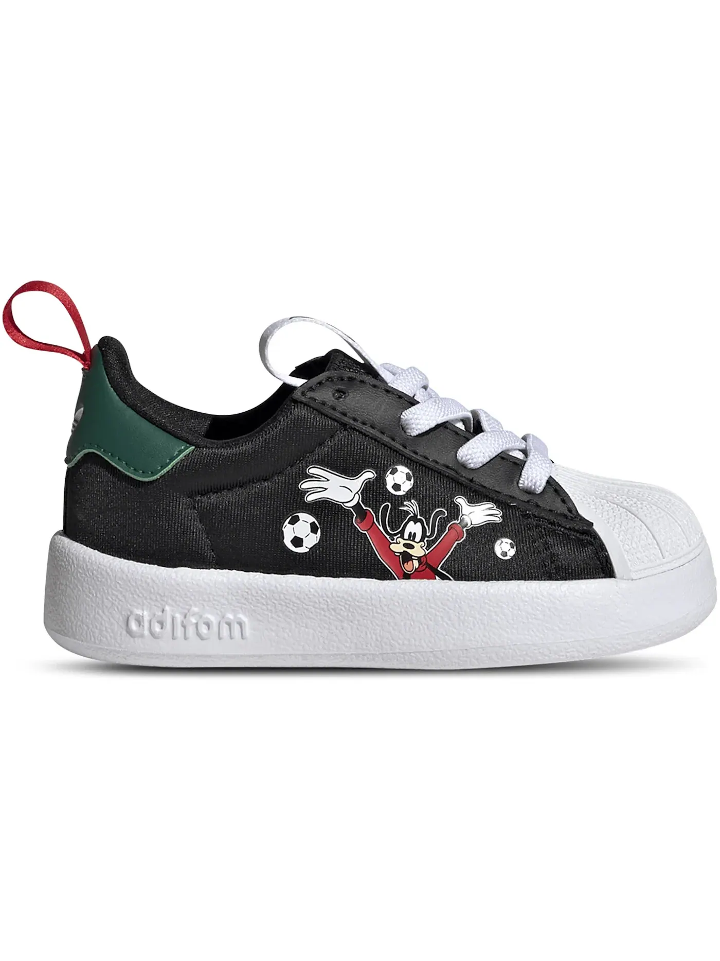 Детские кроссовки с принтом Adidas adiFOM Superstar 360 — изображение 1 из 1, черный/зеленый
