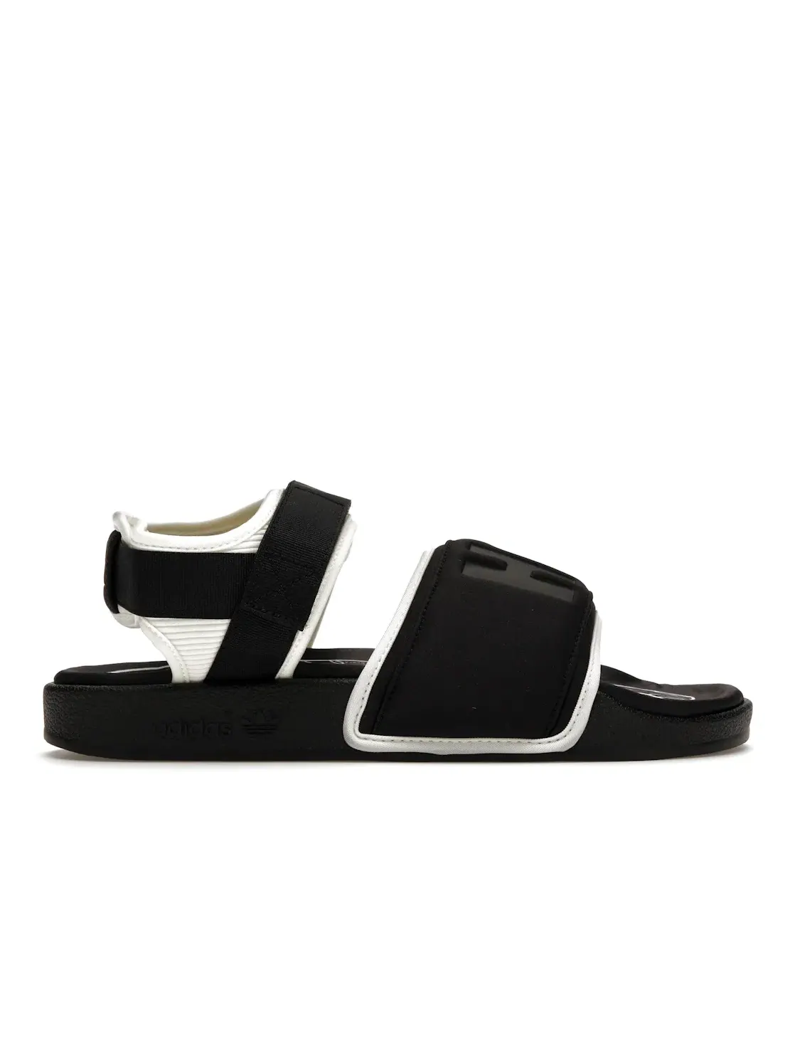 Мужские шлепанцы с ремешком Adilette 2.0 Adidas — изображение 1 из 4, черный/белый/черный