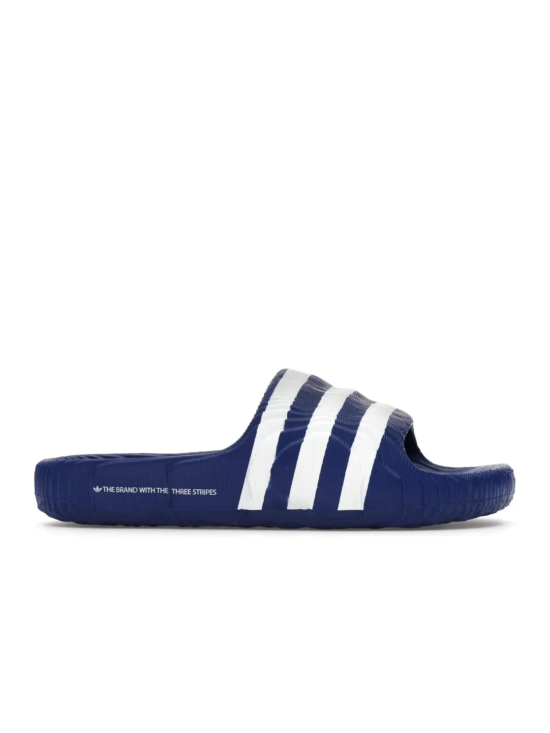 Мужские сандалии-слайды с открытым носком Adilette 22 Adidas — изображение 1 из 4, синий/синий/белый