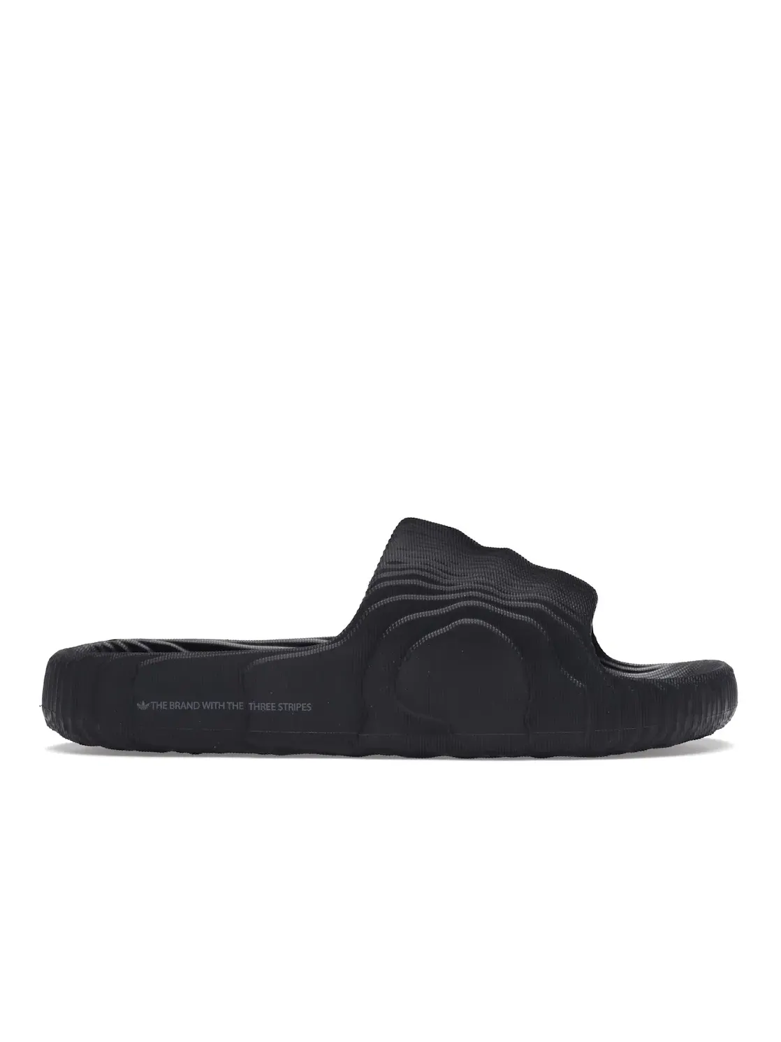Детские шлепанцы с контурной стелькой Adidas Adilette 22 Slides — изображение 1 из 4, угольный