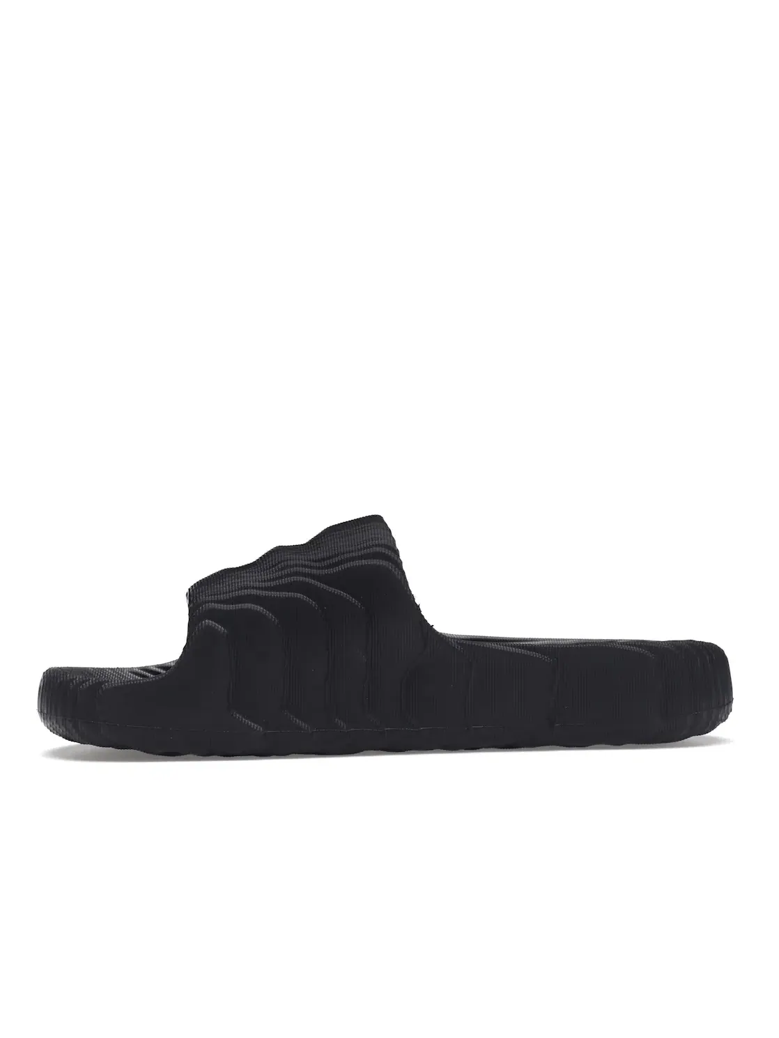 Детские шлепанцы с контурной стелькой Adidas Adilette 22 Slides — изображение 3 из 4, угольный