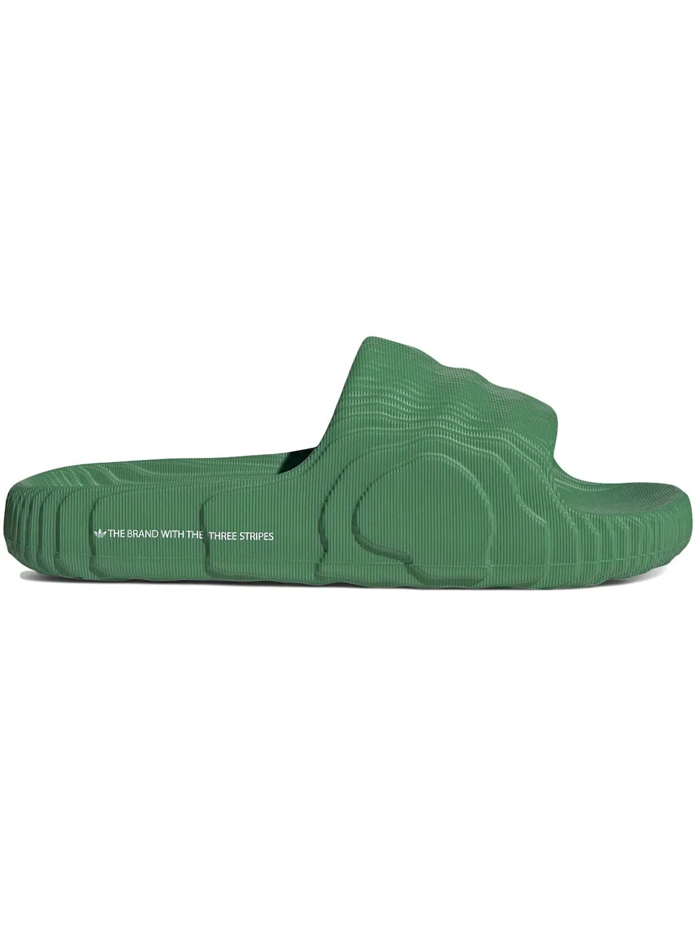 Мужские шлепанцы с ремешком Adilette 22 Slides Adidas — изображение 1 из 1, зеленый/белый/зеленый