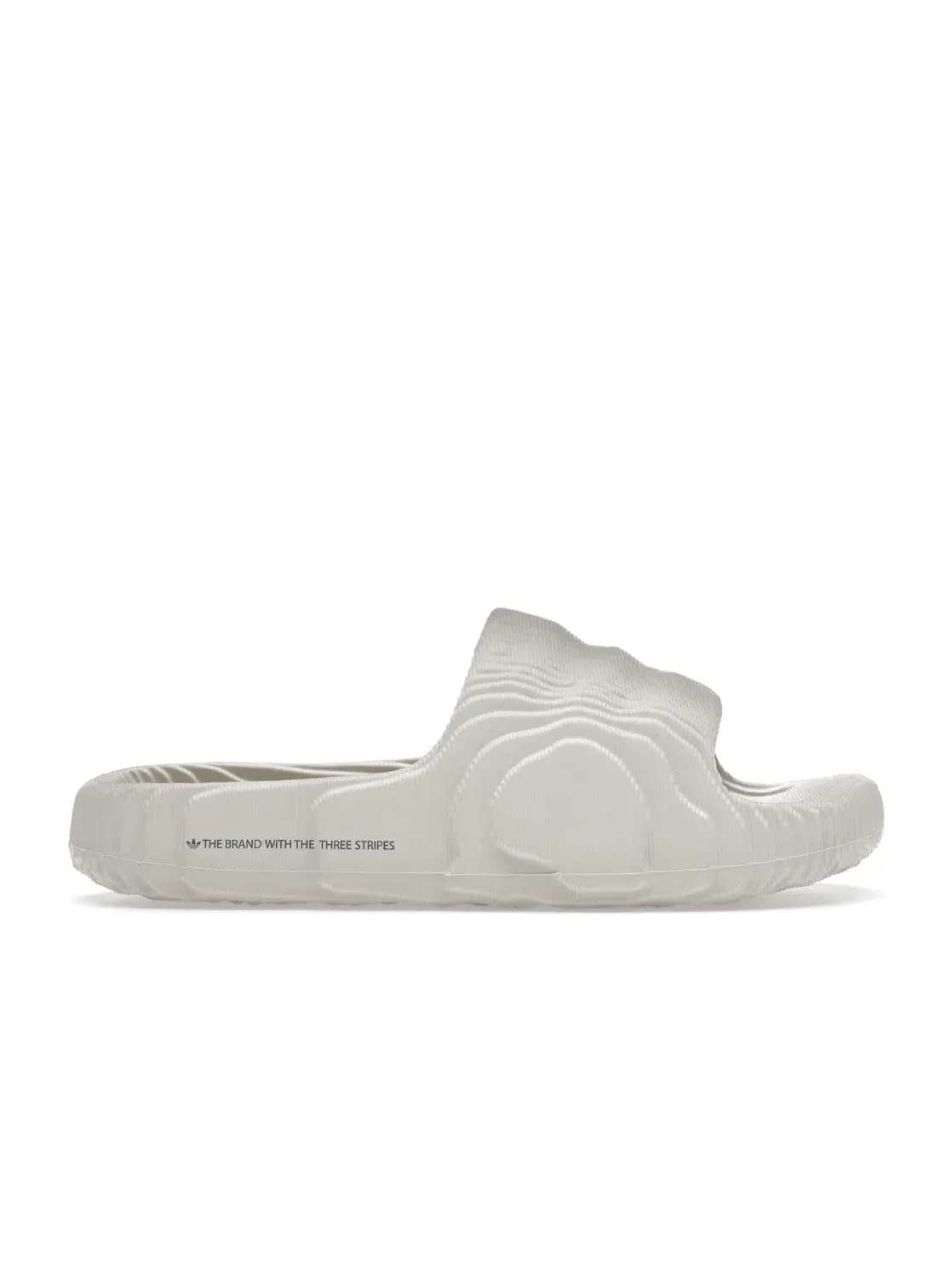 Шлепанцы с рифленой подошвой Adidas Adilette 22 Slides — изображение 1 из 4, алюминиевый