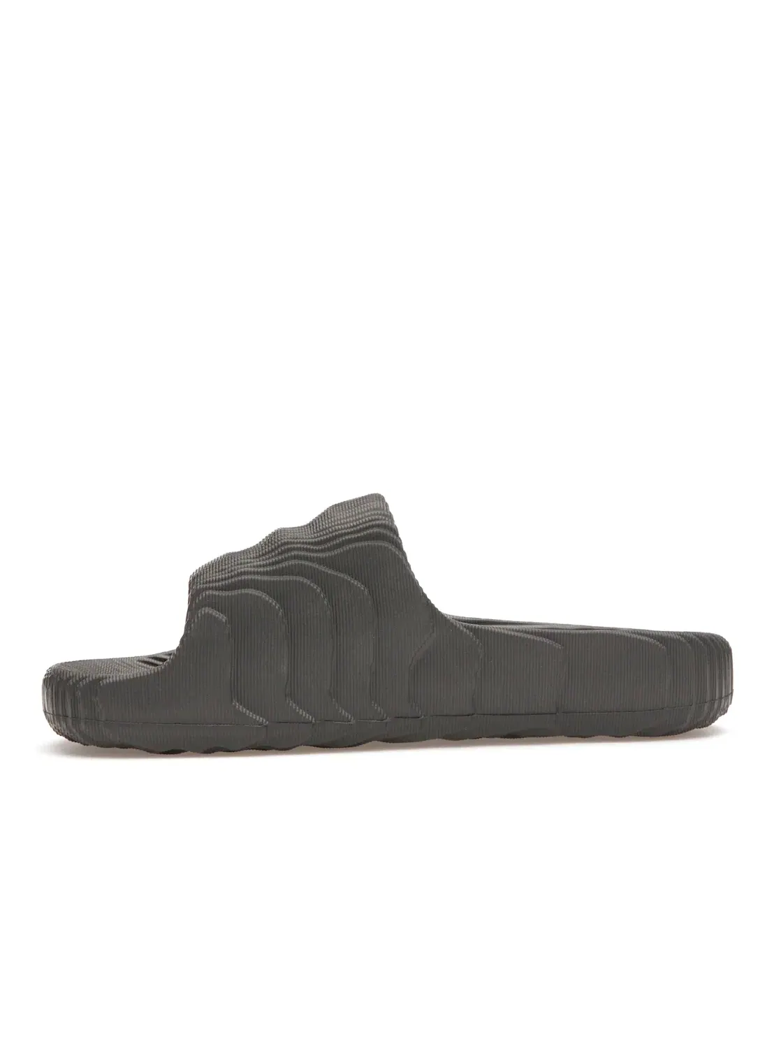 Мужские шлепанцы с широким ремешком Adidas Adilette 22 Slides — изображение 3 из 4, серый серый черный