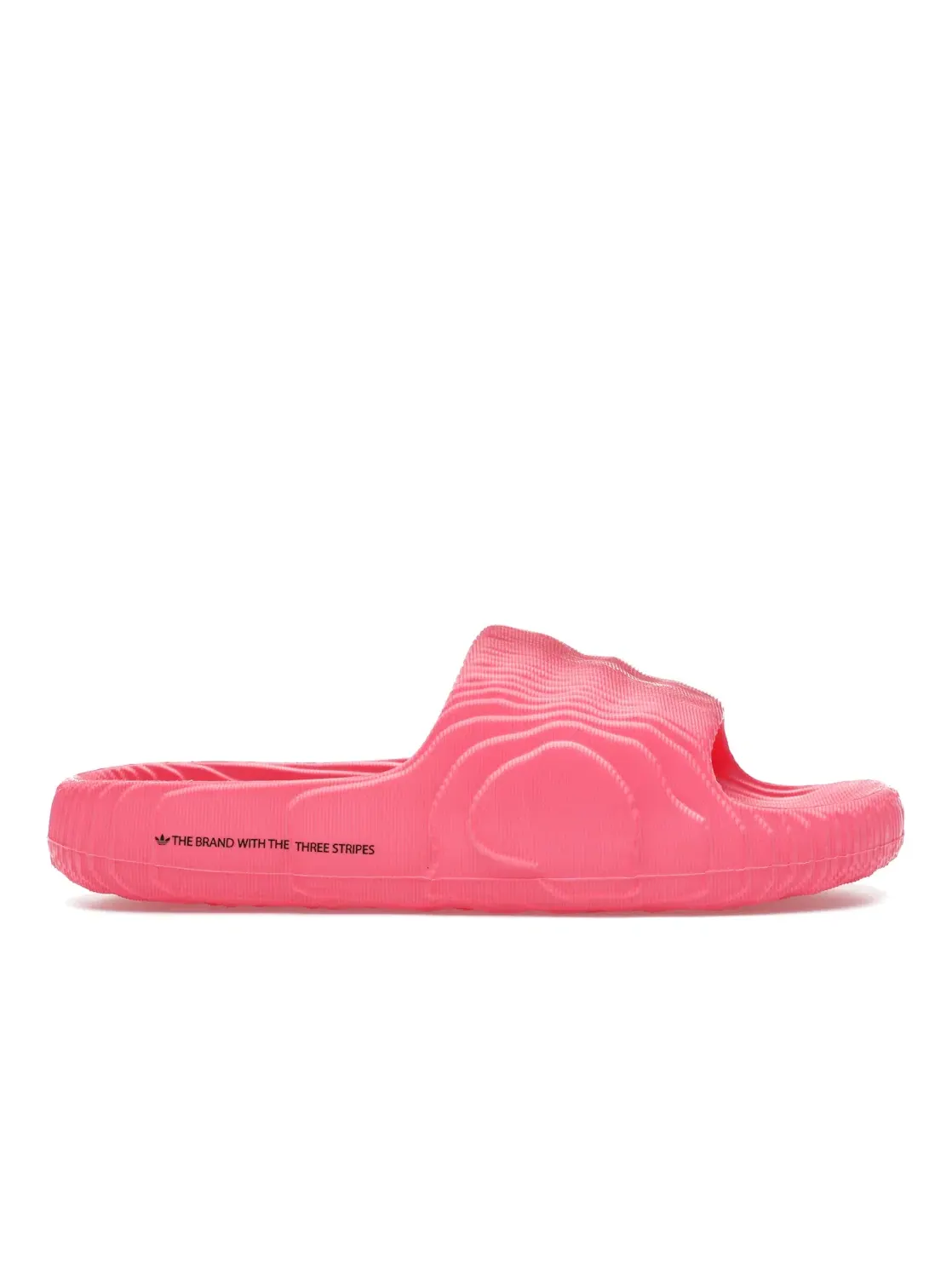 Женские шлепанцы с контрастными полосками Adidas Adilette 22 Slides — изображение 1 из 4, розовый черный розовый