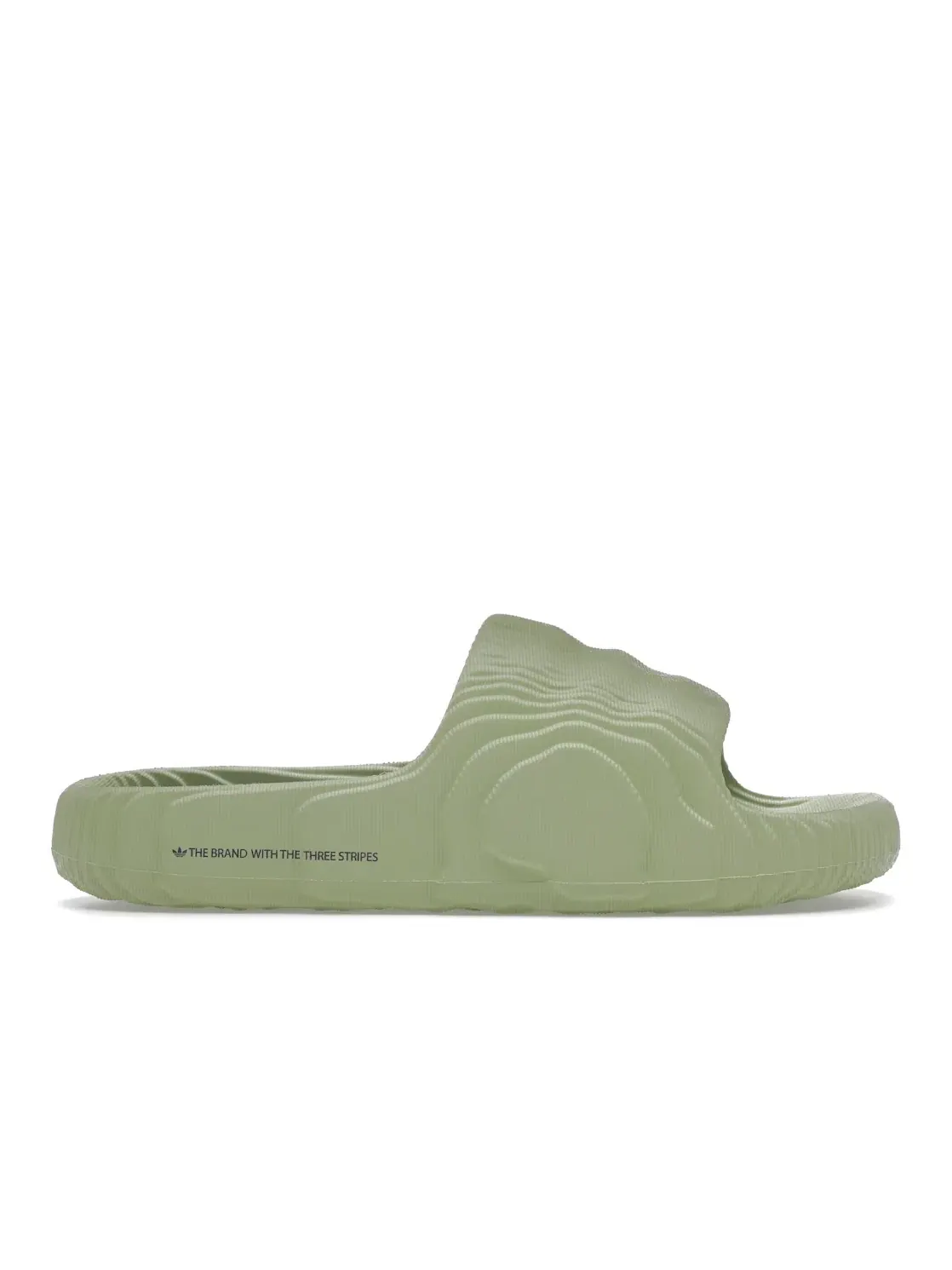 Мужские шлепанцы с контрастным принтом Adidas Adilette 22 Slides, Magic Lime — изображение 1 из 4