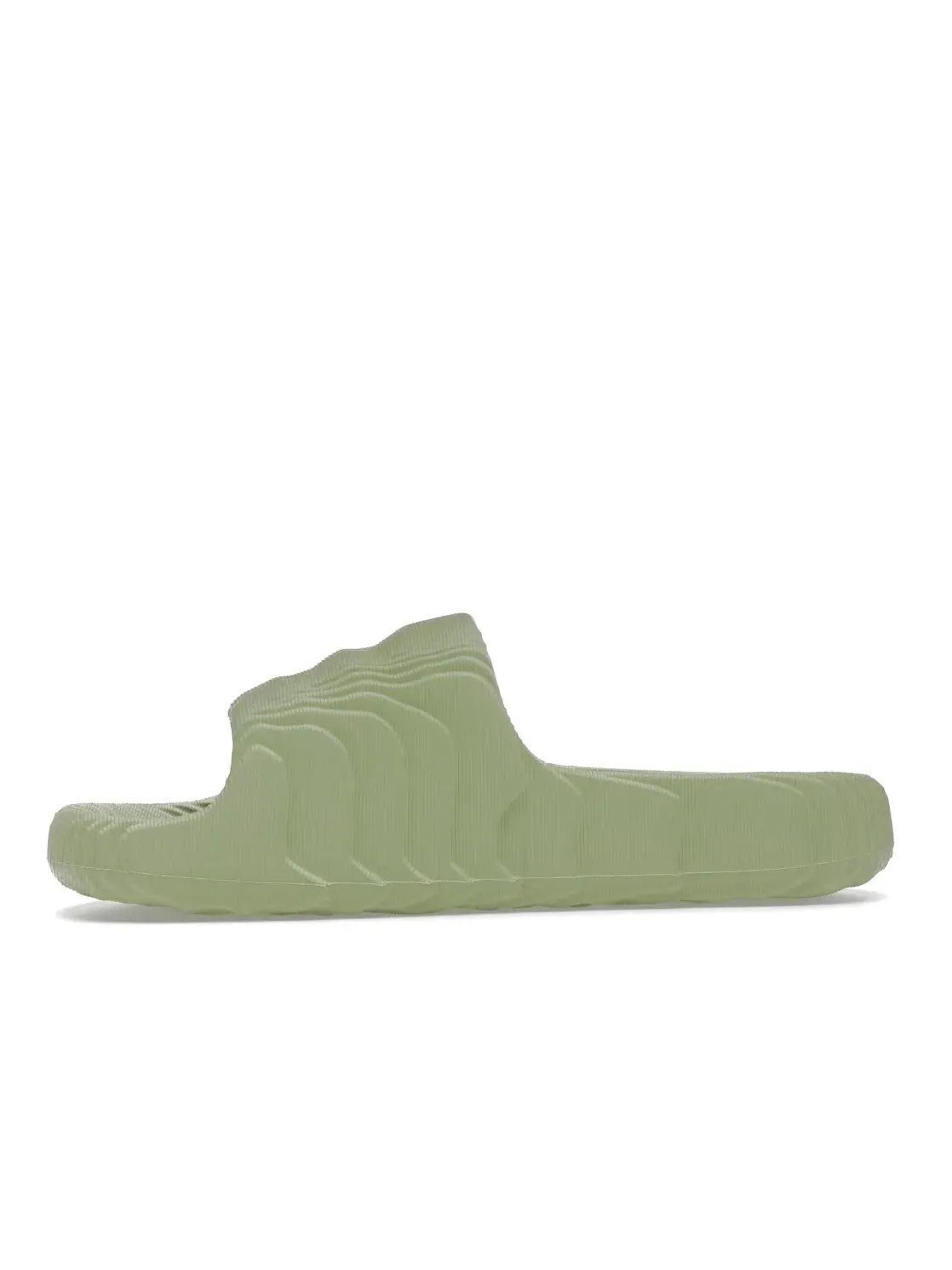 Мужские шлепанцы с контрастным принтом Adidas Adilette 22 Slides, Magic Lime — изображение 3 из 4