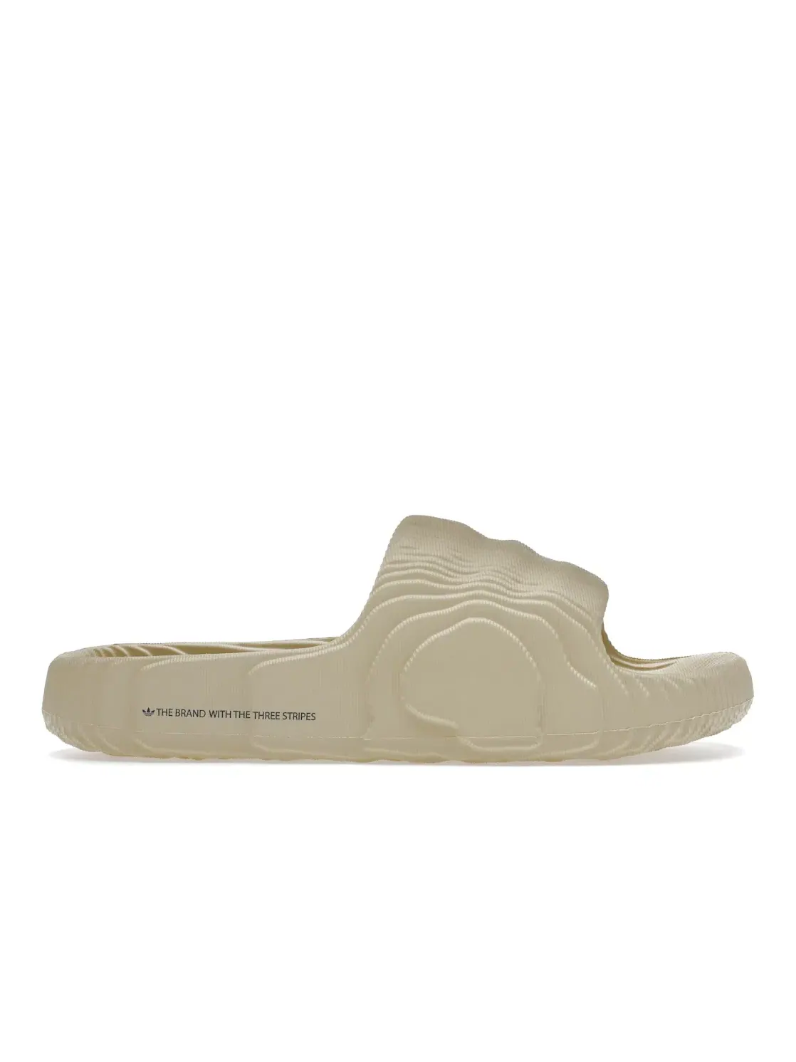 Мужские шлепанцы с рифленой подошвой Adidas Adilette 22 Slides — изображение 1 из 4, песочный