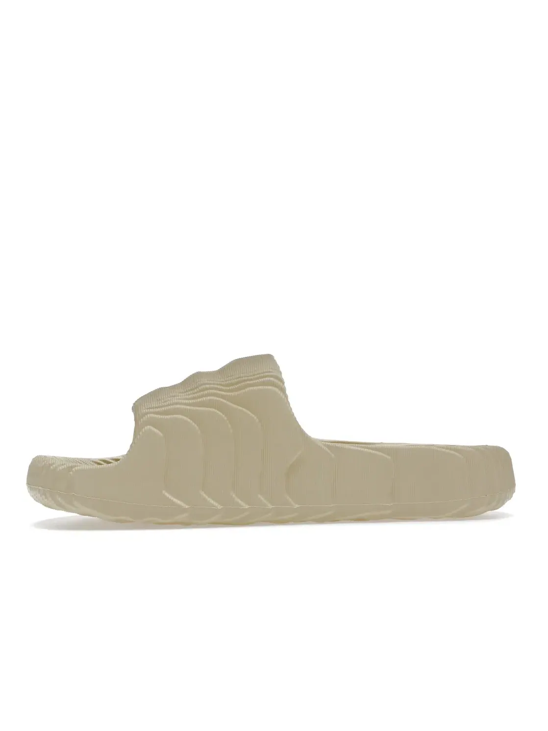 Мужские шлепанцы с рифленой подошвой Adidas Adilette 22 Slides — изображение 3 из 4, песочный
