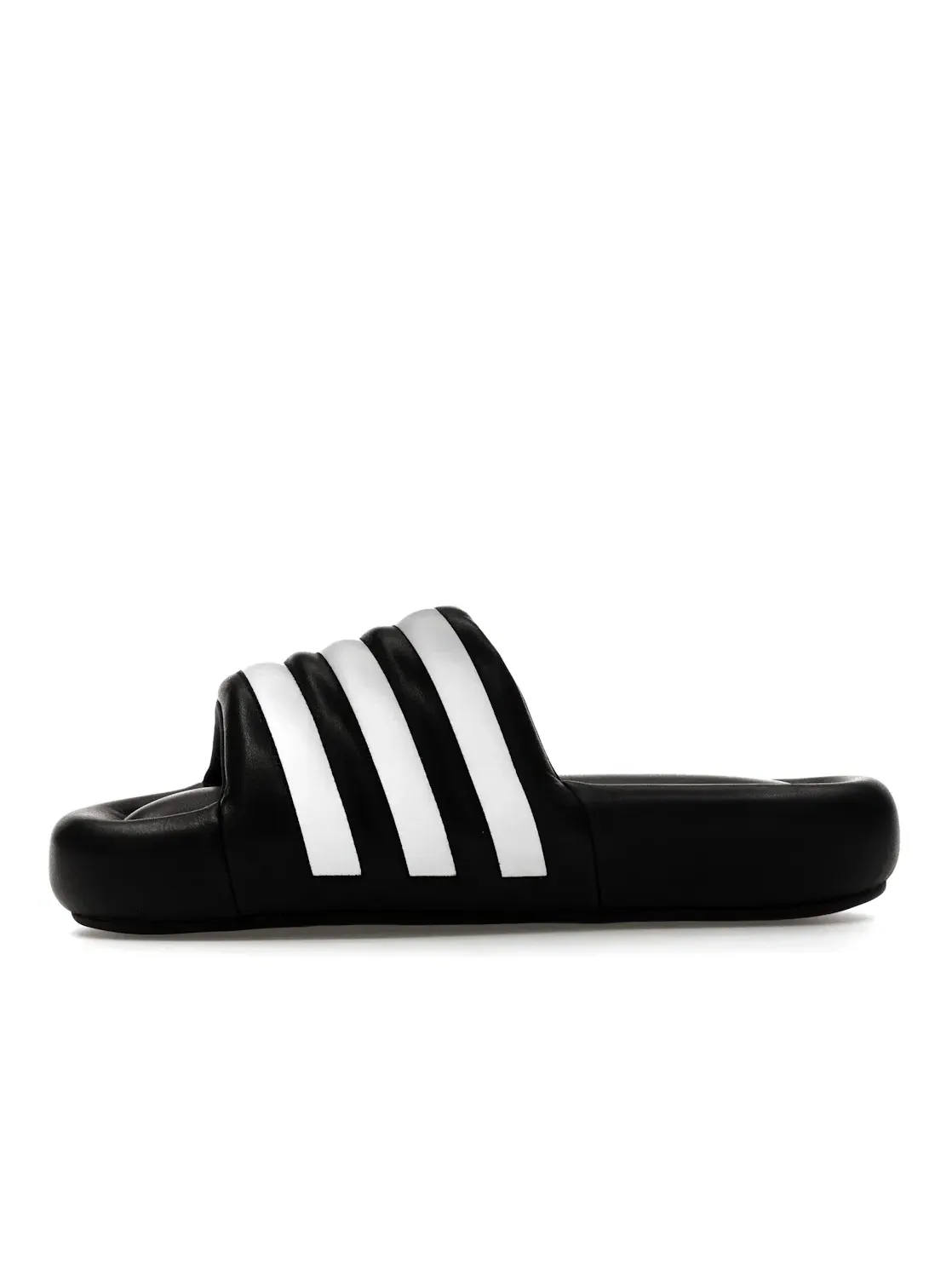 Мужские шлепанцы с контрастными акцентами Adidas Adilette 24 Slides — изображение 3 из 4, черный/белый/черный