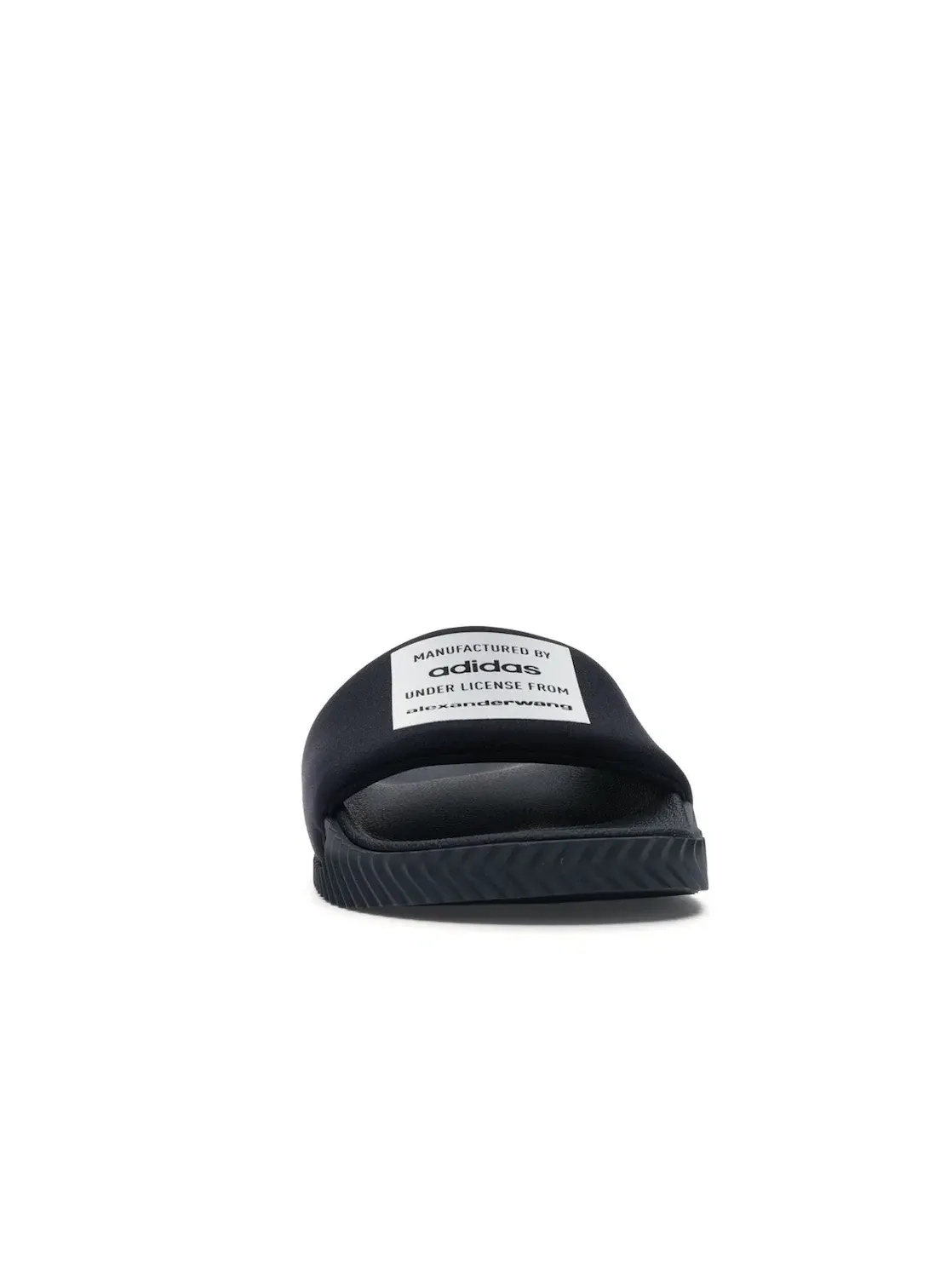 Мужские шлепанцы с ремешком Adilette Alexander Wang Adidas — изображение 2 из 4, черный черный белый