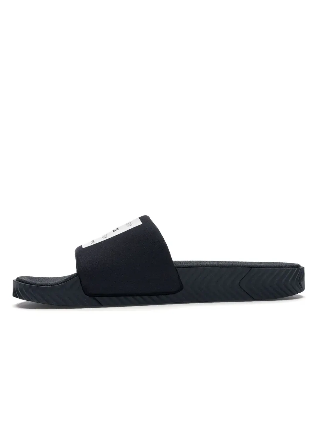Мужские шлепанцы с ремешком Adilette Alexander Wang Adidas — изображение 3 из 4, черный черный белый