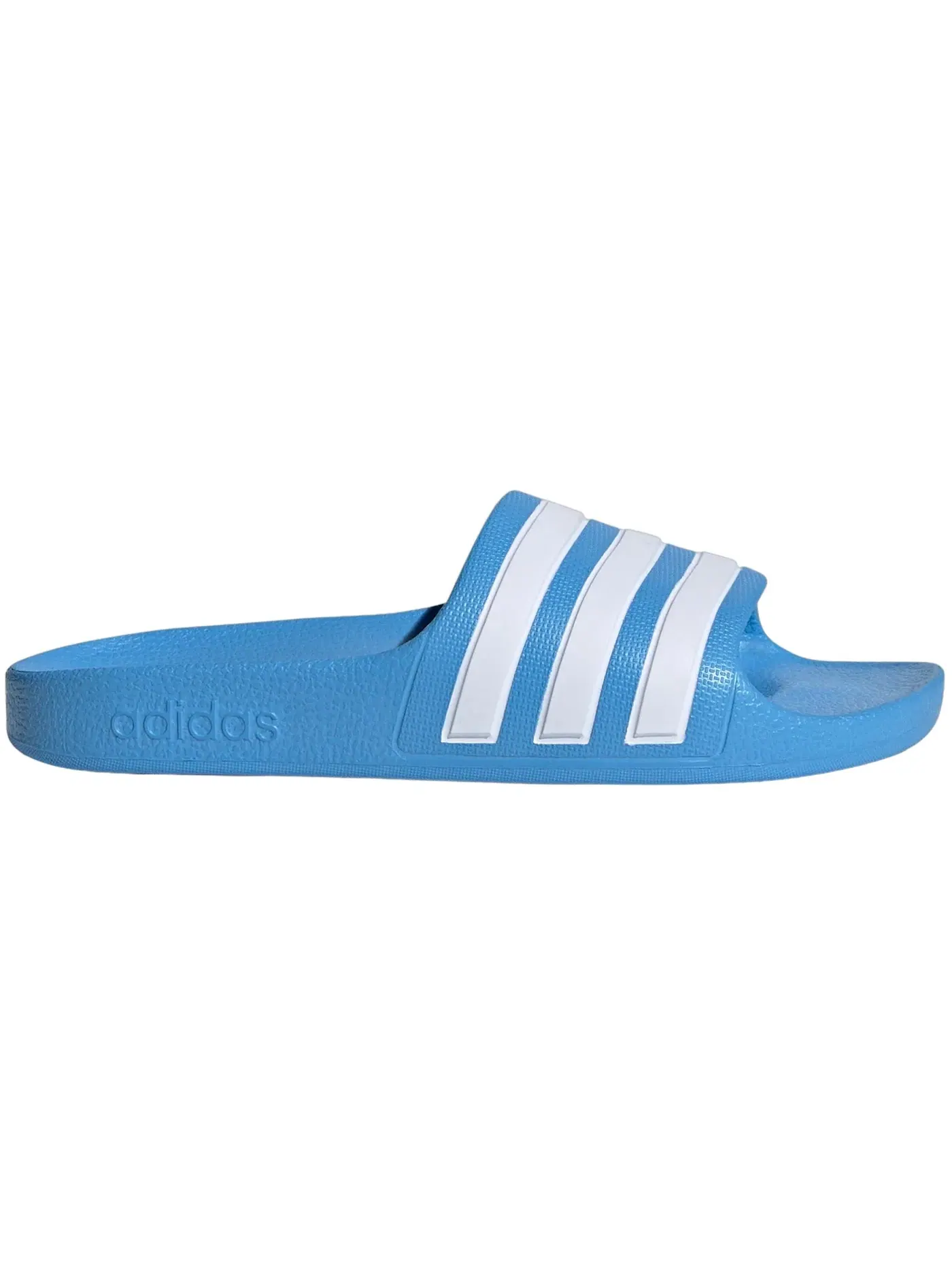 Детские шлепанцы с логотипом Adilette Aqua Slides Adidas — изображение 1 из 1, синий/белый/синий