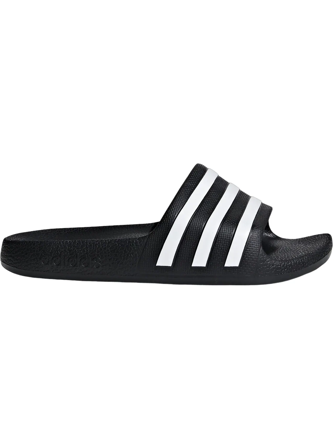 Детские шлепанцы с логотипом Adidas Adilette Aqua — изображение 1 из 1, черный/белый/черный