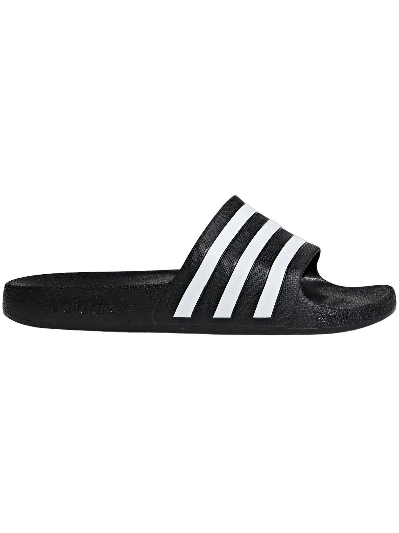 Мужские шлепанцы с контрастной подошвой Adidas Adilette Aqua Slides — изображение 1 из 1, черный/белый/черный