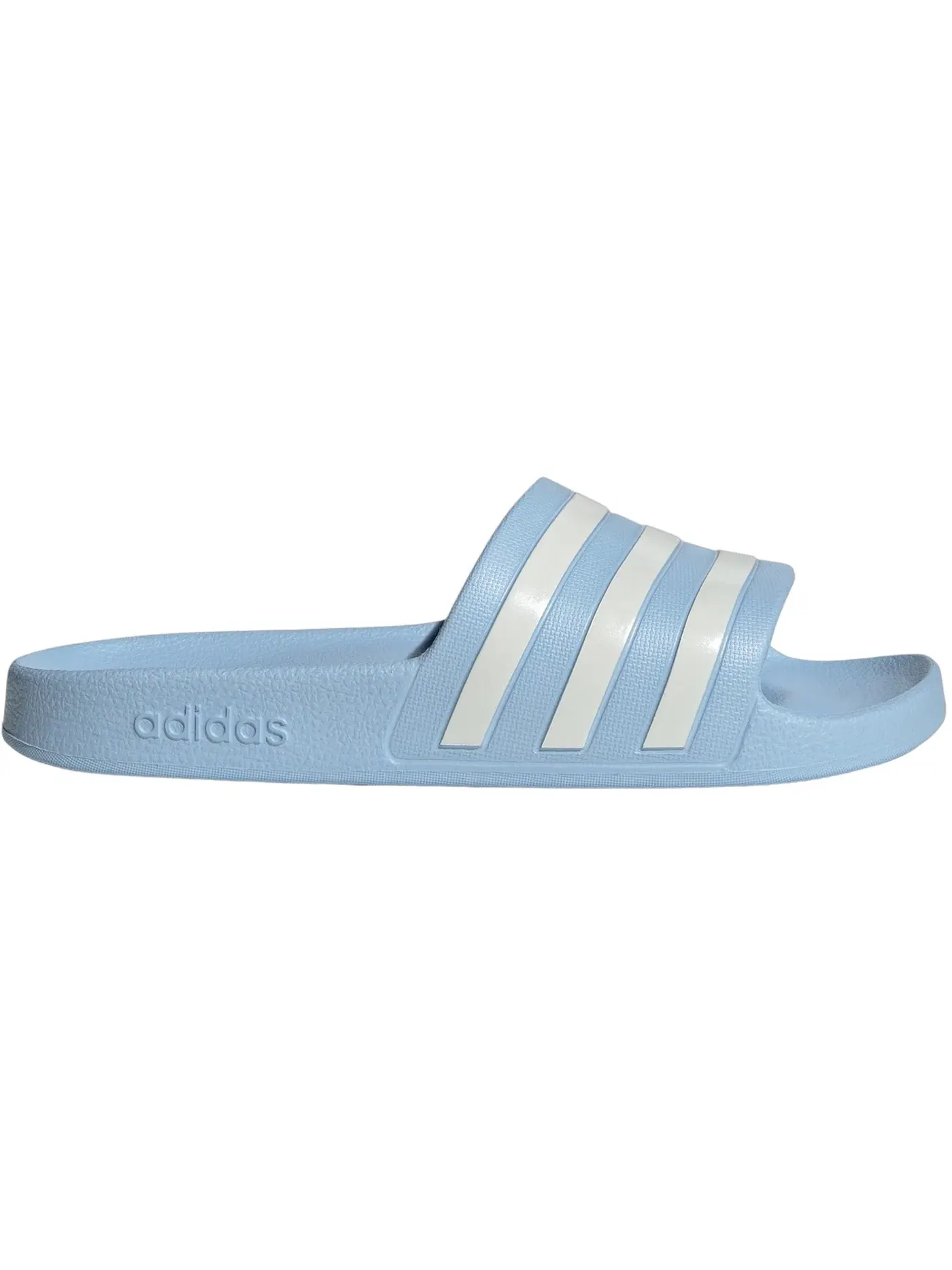 Женские шлепанцы с контрастными полосками Adilette Aqua Slides Adidas — изображение 1 из 1, синий